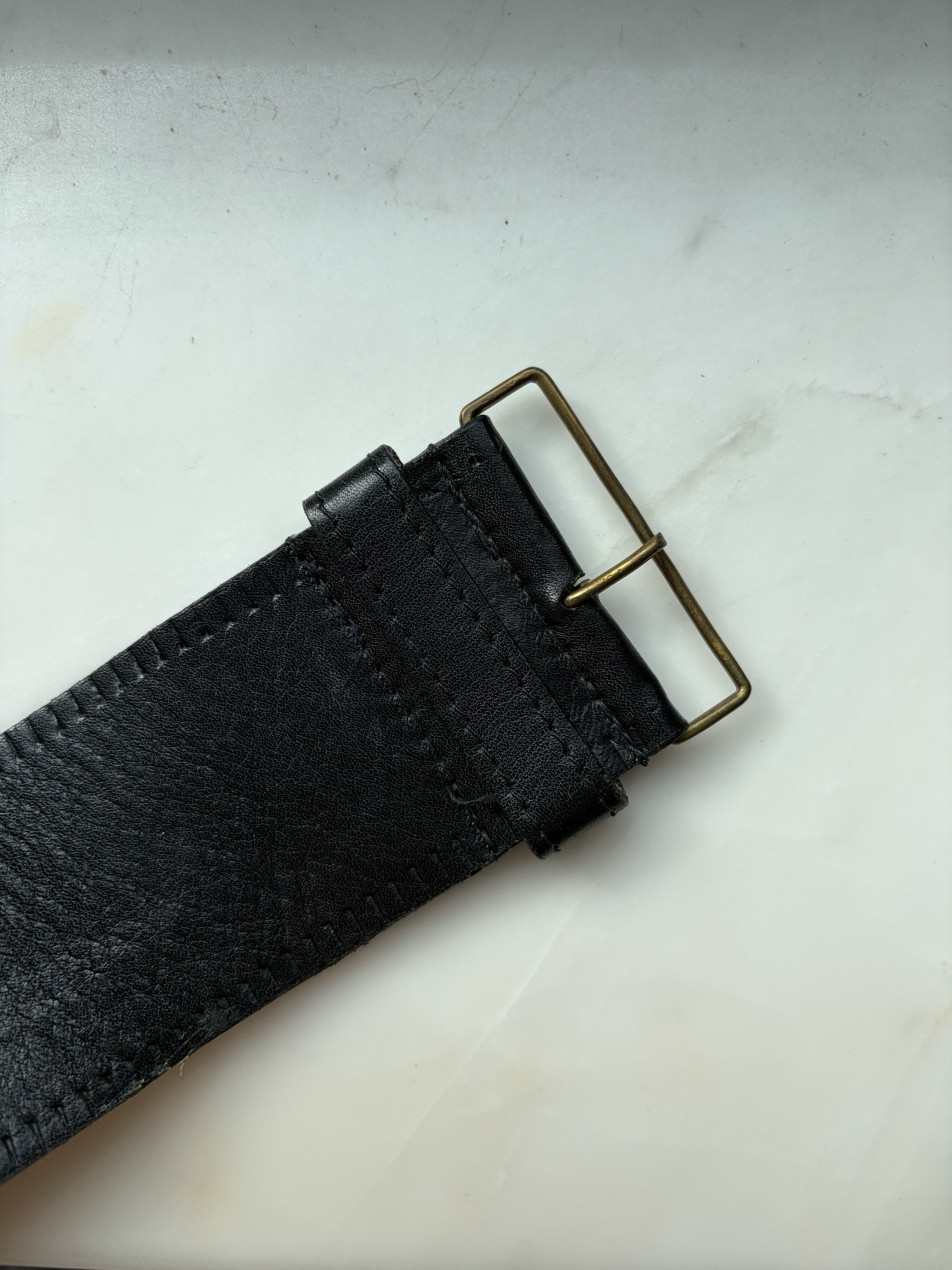 Helmut Lang Helmut Lang Belt Leather Metal Logo 90s Runway Size ONE SIZE - 8 Thumbnail