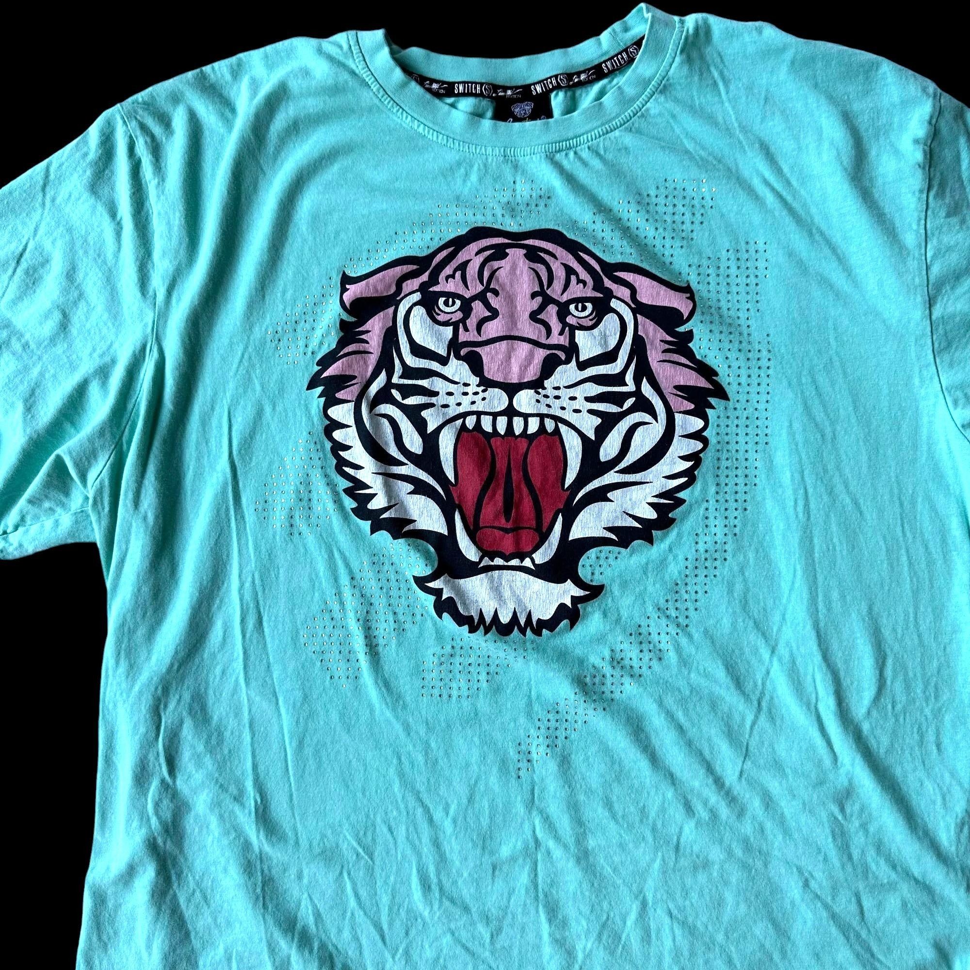Other Switch Remarkable Limited Edition Tiger T Shirt 3XL Aqua Size US XXL / EU 58 / 5 - 10 Thumbnail
