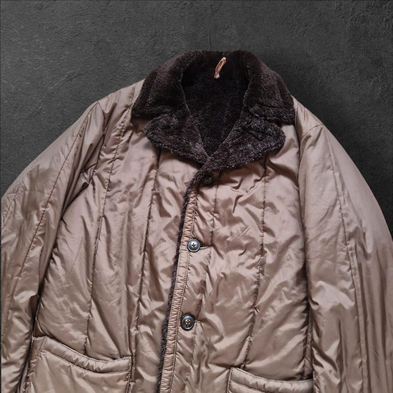 45rpm mens vintage brown 45rpm winter jacket Size US L / EU 52-54 / 3 - 2 Thumbnail