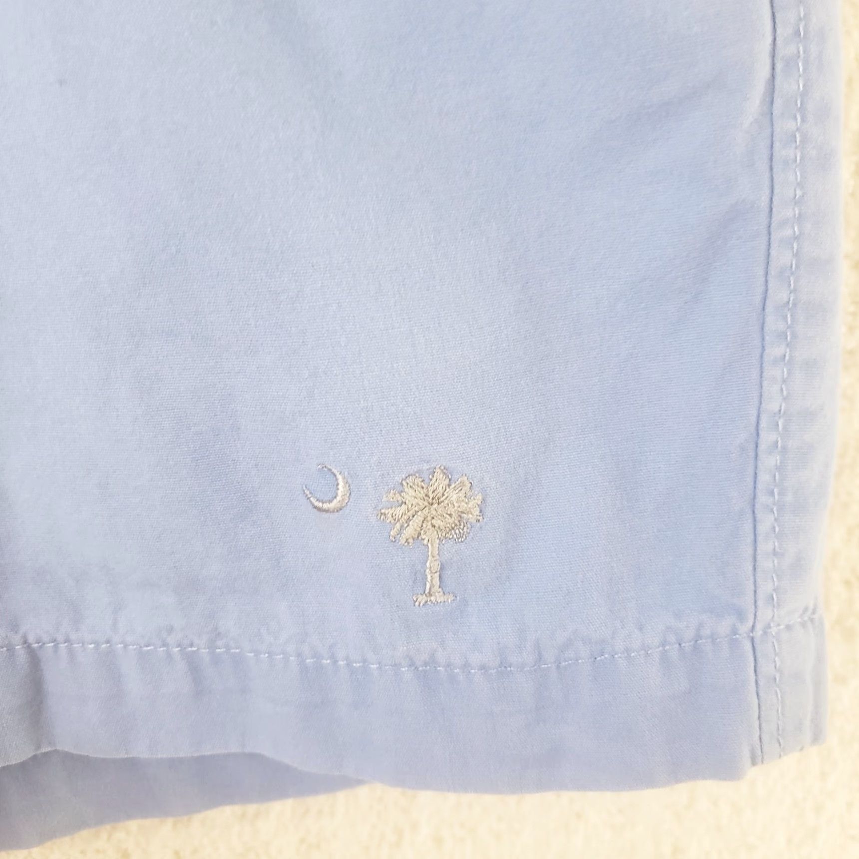 Vintage Columbia PFG Shorts Mens 36x6" Chino Flat Front Blue SC Logo Cotton Zig Zip Pocket Logo, Moisture Wicking, Machine Washable, Regular Fit - Vintage: No Size US 36 / EU 52 - 5 Thumbnail