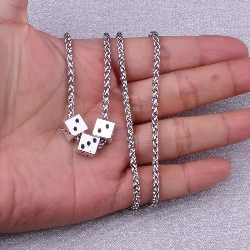 Jewelry Dice Pendant Necklace Size ONE SIZE - 3 Thumbnail