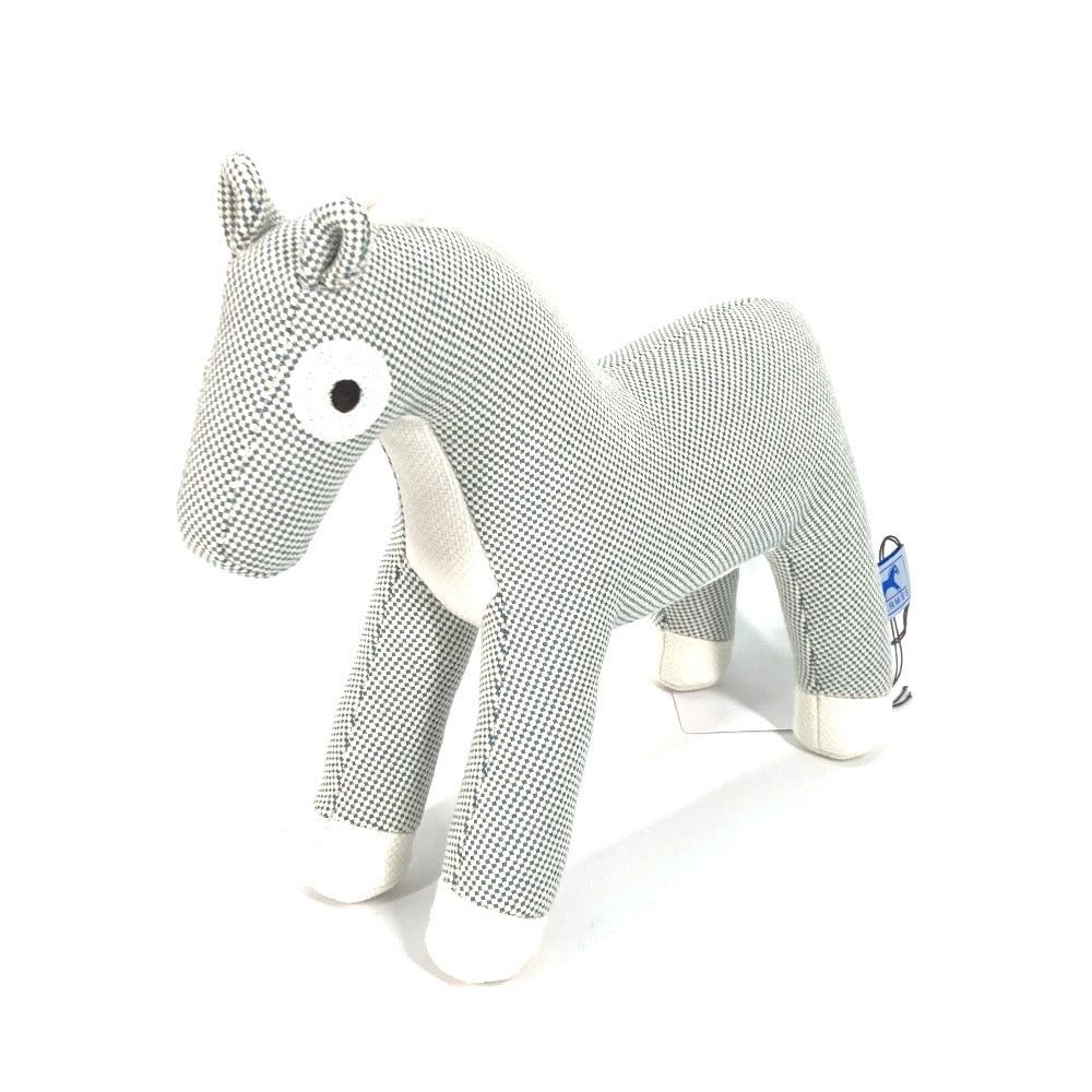 Hermes Hermes Horse Cheval Honoré Epopee Hose Puppet Interior Objet D'Art Stuffed Toy Cotton Kids Blue Size ONE SIZE - 1 Thumbnail