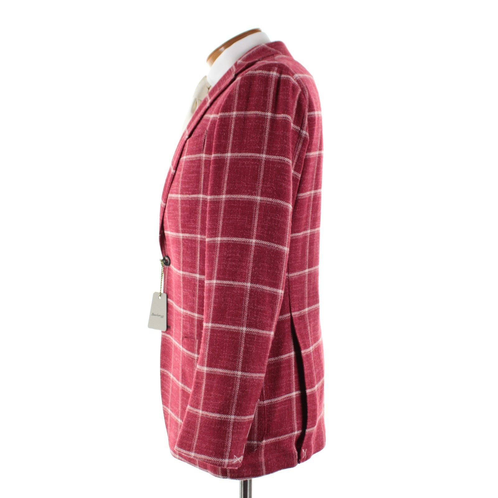 SARTORIO Sartorio Sport Coat Size 42 Regular US in Red Size 42R - 4 Thumbnail