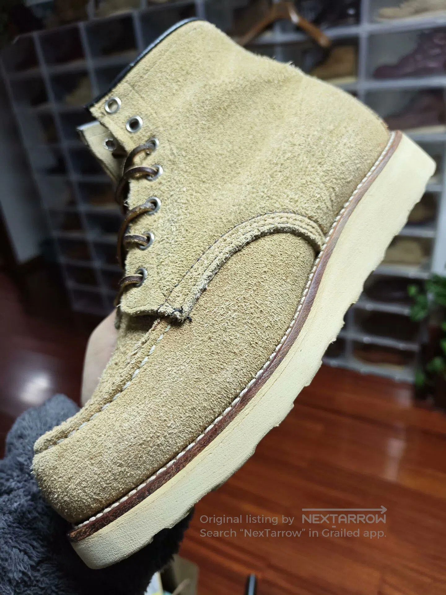 Red Wing Redwing 8173 with Embroidered Logo. Size US 6.5 / EU 39-40 - 5 Thumbnail