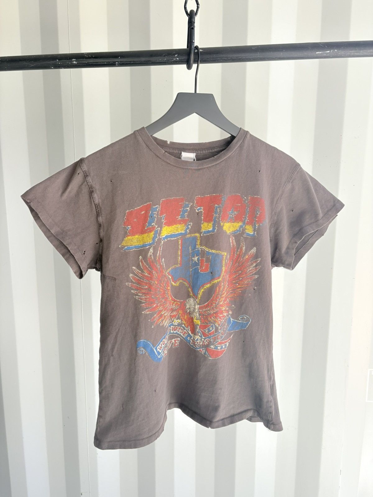 Band Tees Thrashed ZZ Top Madeworn Faded Distressed Shirt GRUNGE Size US S / EU 44-46 / 1 - 1 Thumbnail