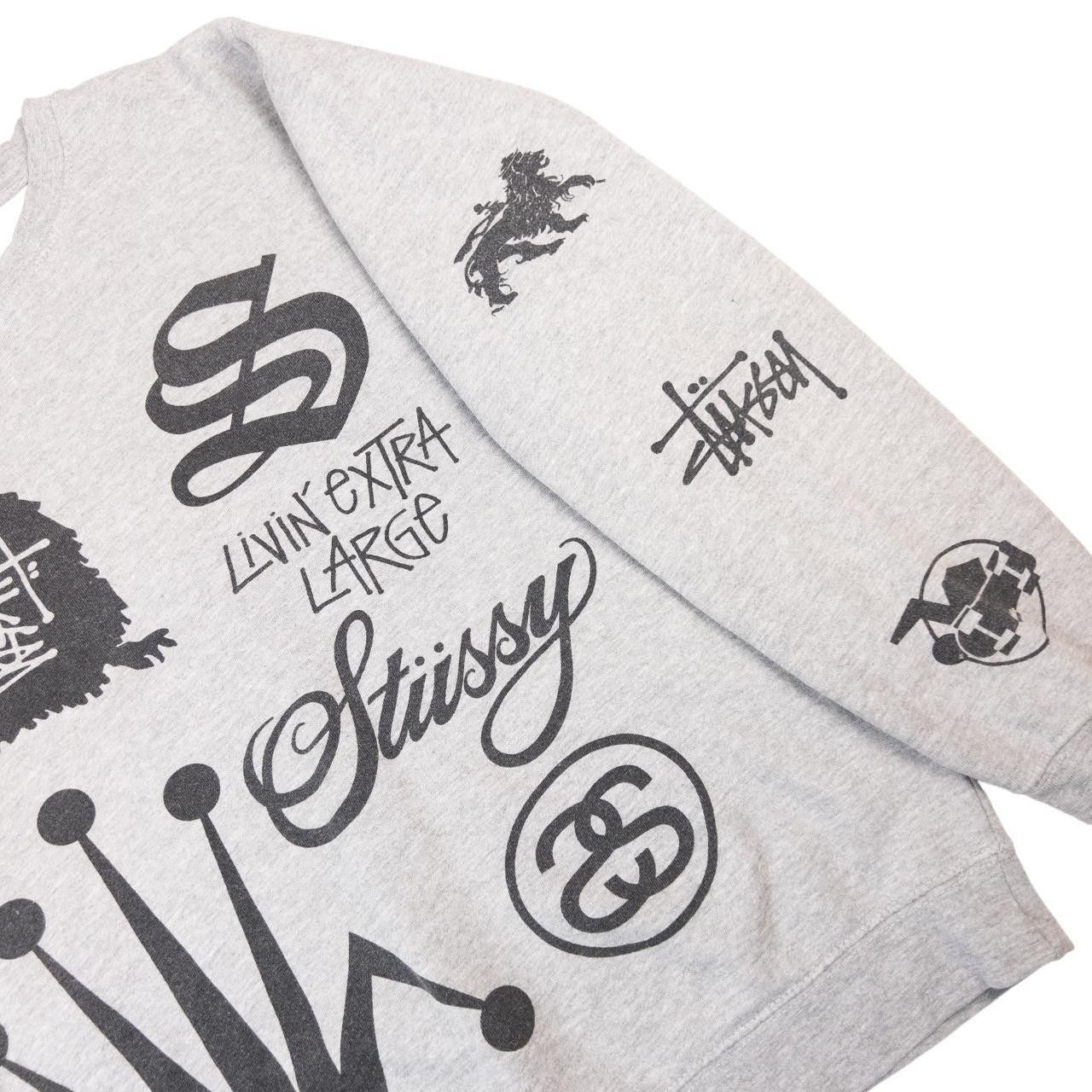 Stussy Vintage Stussy Multi Logo Sweatshirt Size M Size US M / EU 48-50 / 2 - 5 Thumbnail