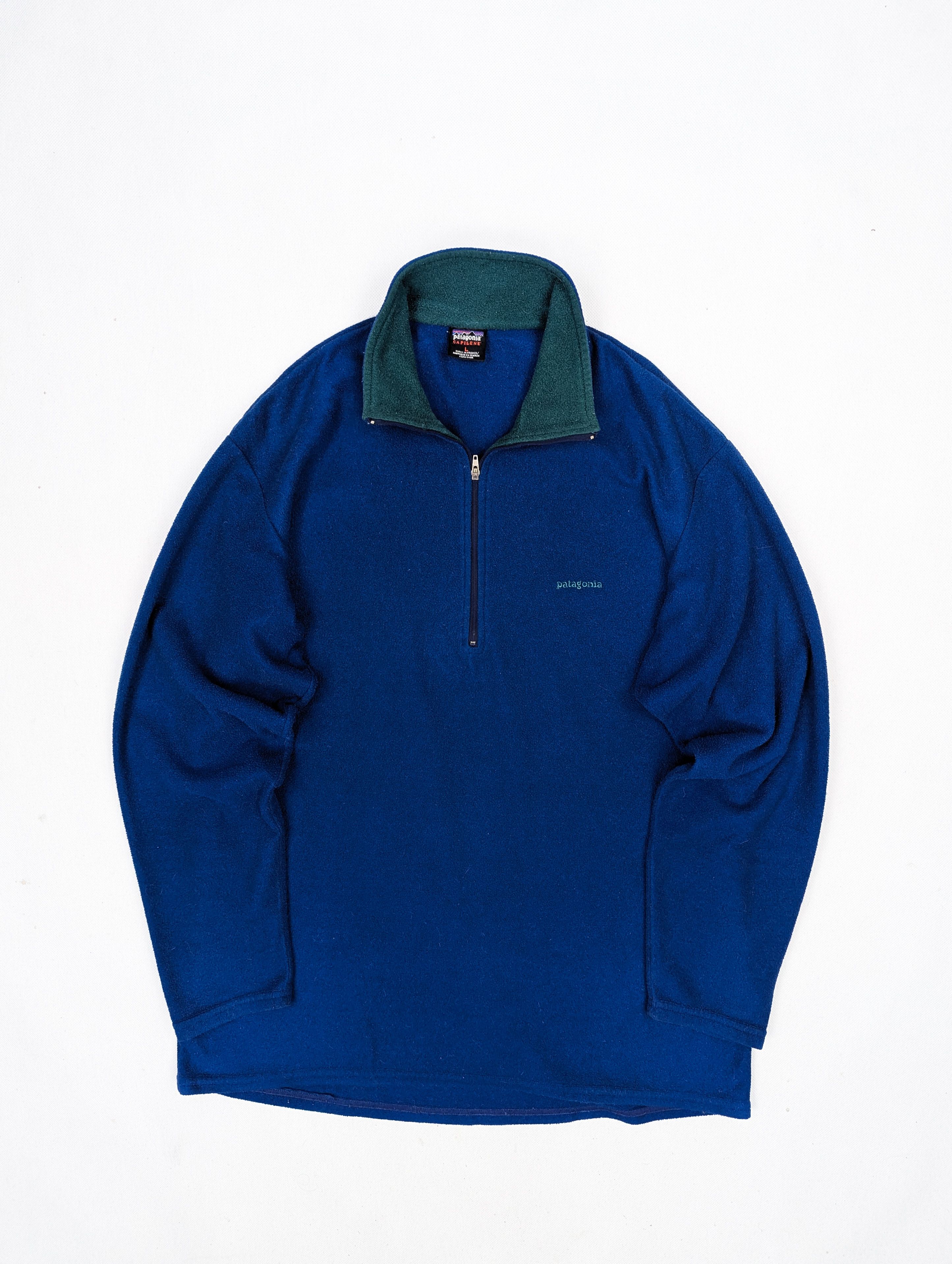 Patagonia Patagonia blue half zip fleece sweatshirt L Size US L / EU 52-54 / 3 - 1 Thumbnail