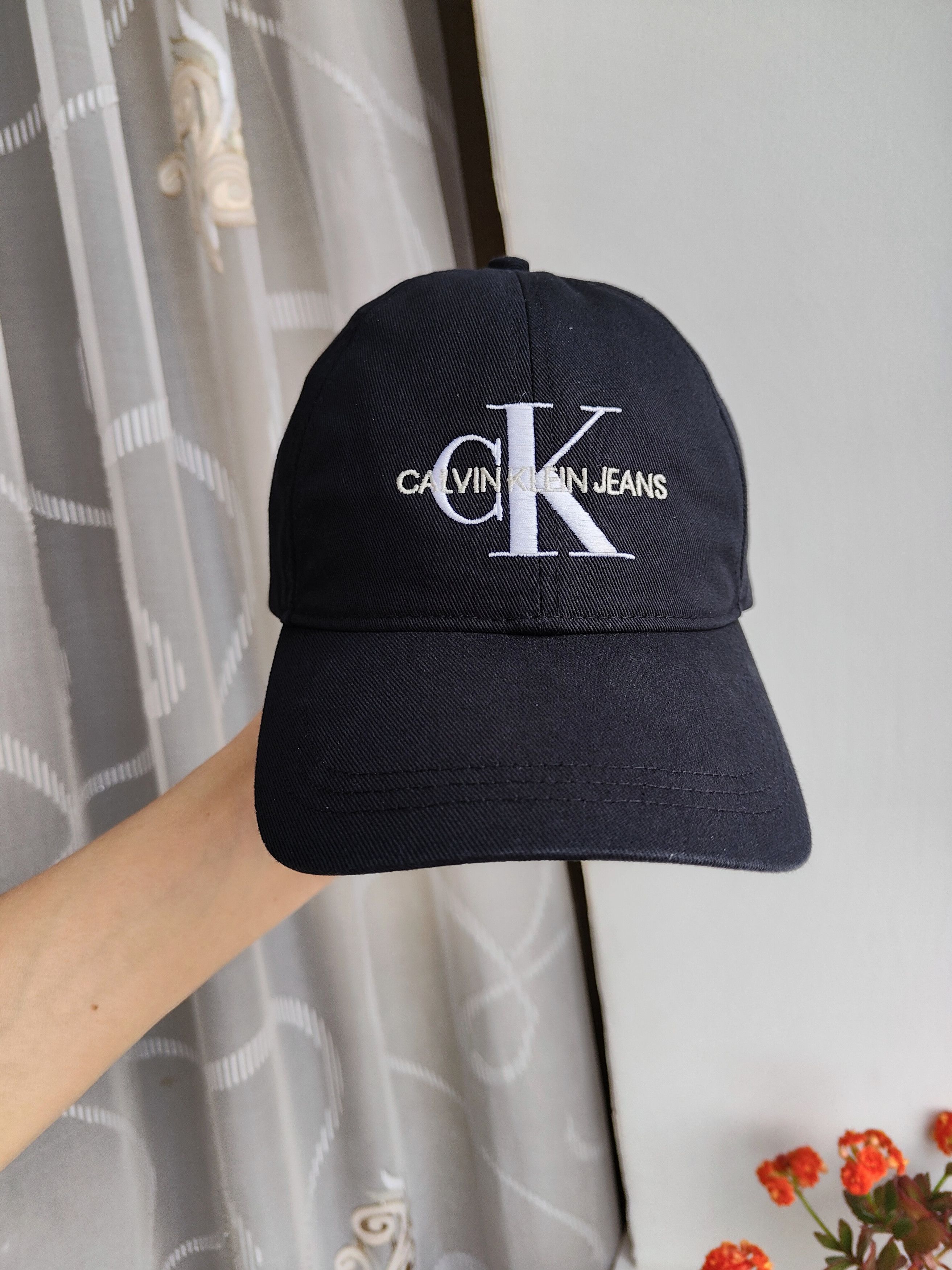 Calvin Klein Calvin Klein Black Cap Unisex Calvin Klein Cap Size ONE SIZE - 2 Thumbnail