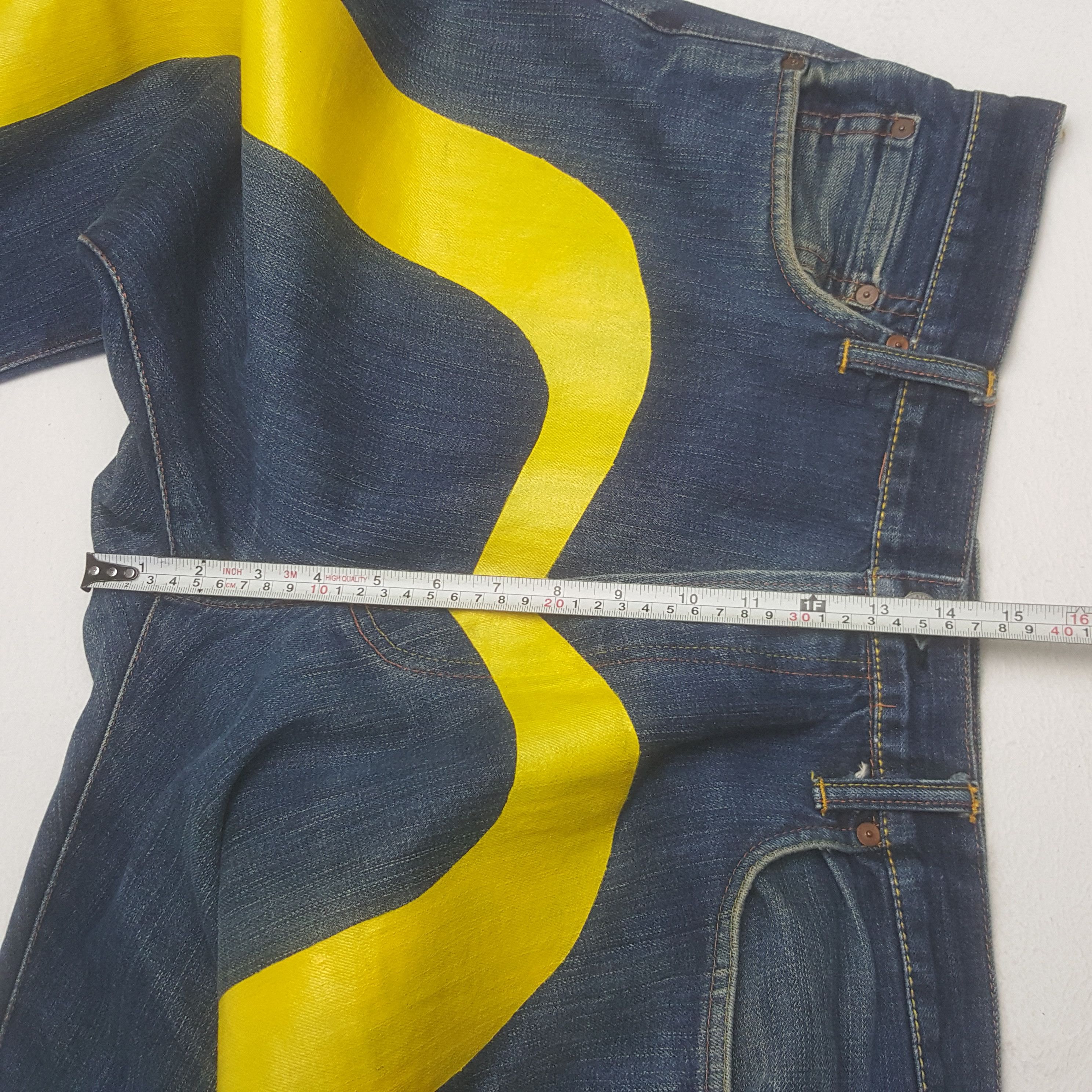 Evisu Vintage Evisu Japanese Brand Daicock Custom Art Denim Jeans Size US 34 / EU 50 - 10 Thumbnail