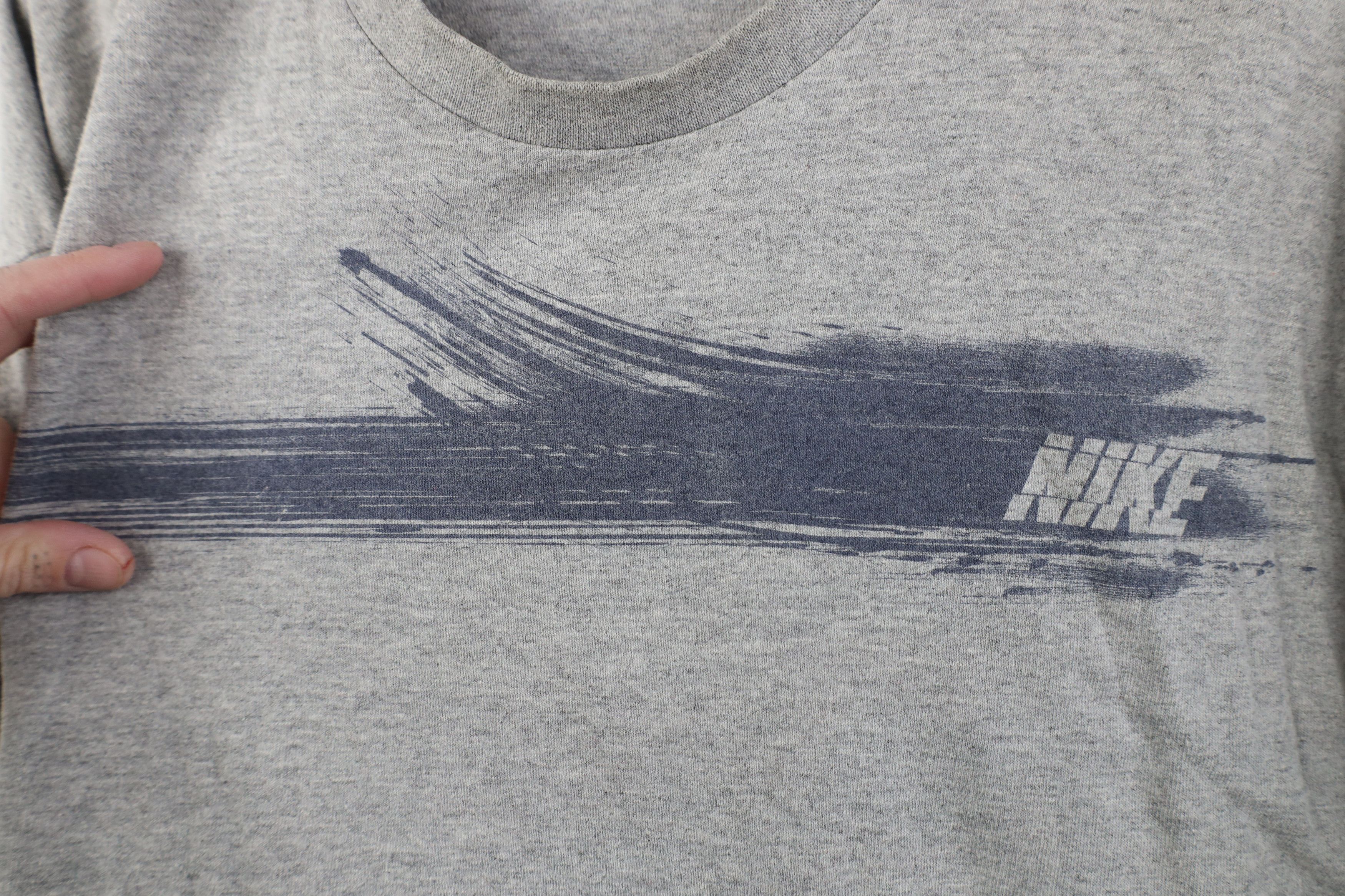 Nike Vintage Y2K Nike Spell Out Paint Streak Long Sleeve T-Shirt Size US XL / EU 56 / 4 - 4 Thumbnail