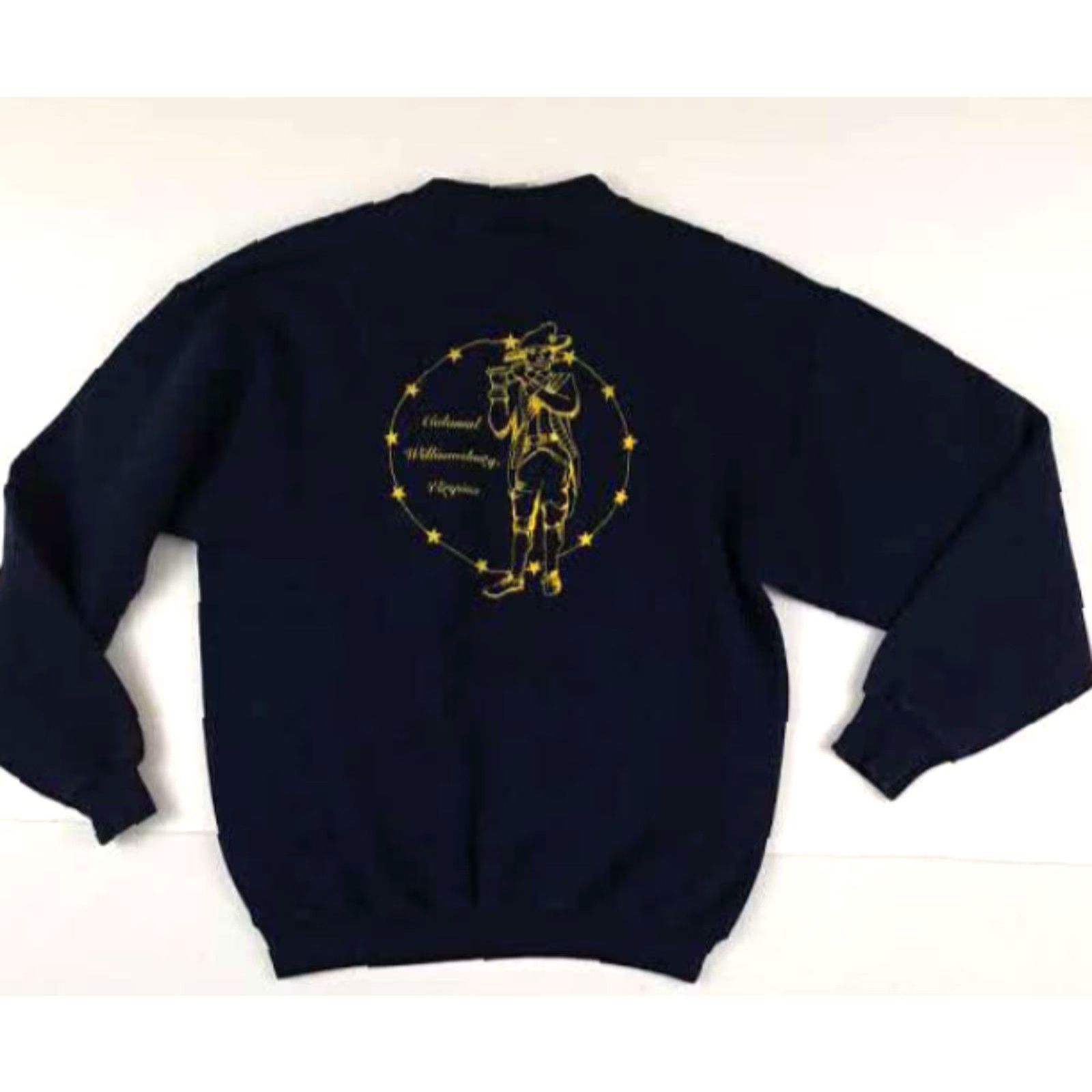 Tultex VINTAGE Tultex Sweatshirt Embroidered Photographic Society of America USA Crew Neck Long Sleeve M Blue Unisex Adults Size US M / EU 48-50 / 2 - 4 Thumbnail