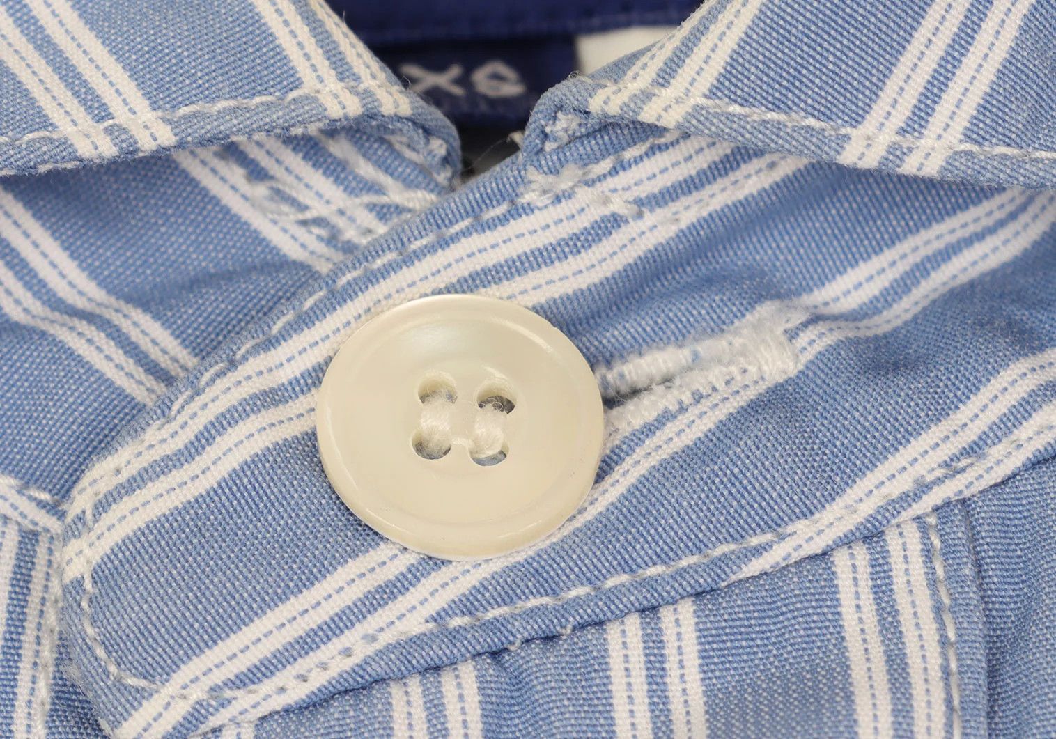 Junya Watanabe Elbow Patch Design Striped Long Sleeve Shirt in Blue Size US S / EU 44-46 / 1 - 4 Thumbnail