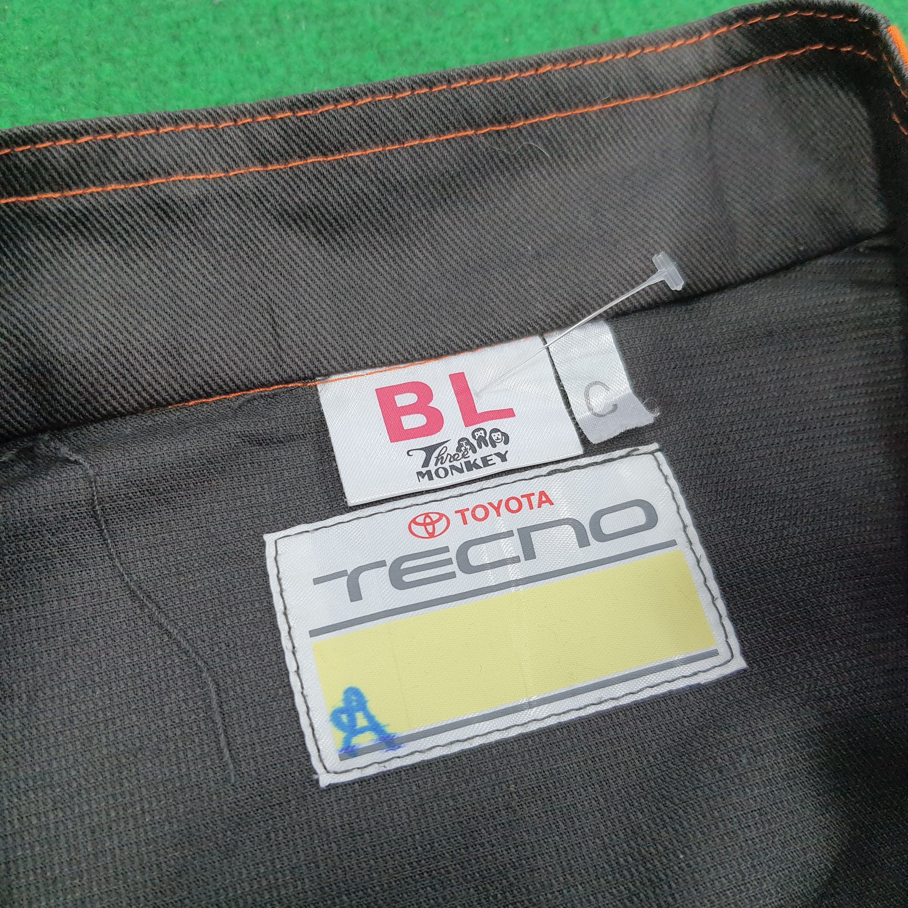 Japanese Brand × Vintage Vintage Toyota Tecno Japan Racing Brand Motorsports Coverall Size US L / EU 52-54 / 3 - 6 Thumbnail