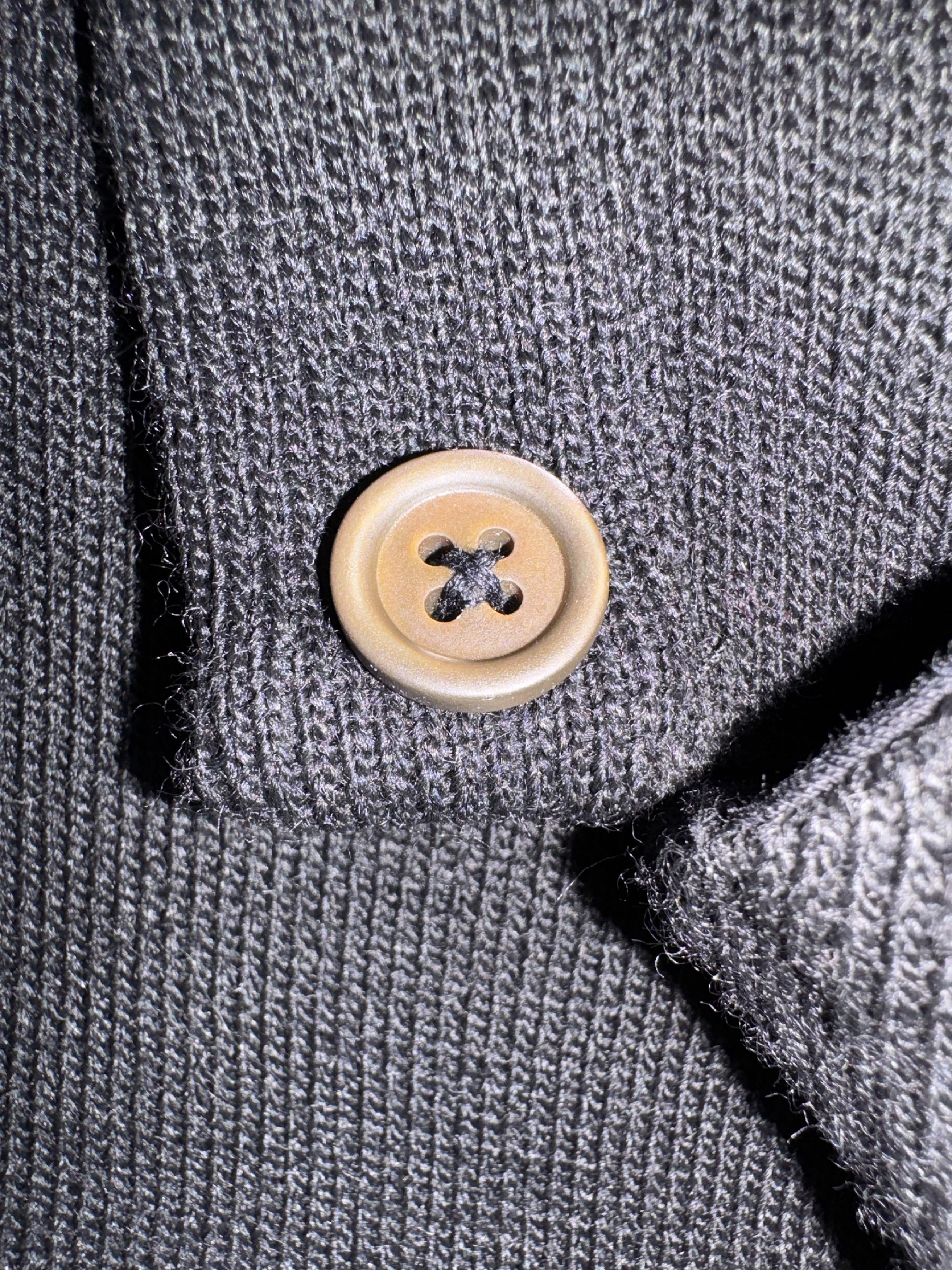 Our Legacy Our Legacy Ile Piquet Black Pseudo Knit Size US L / EU 52-54 / 3 - 4 Thumbnail