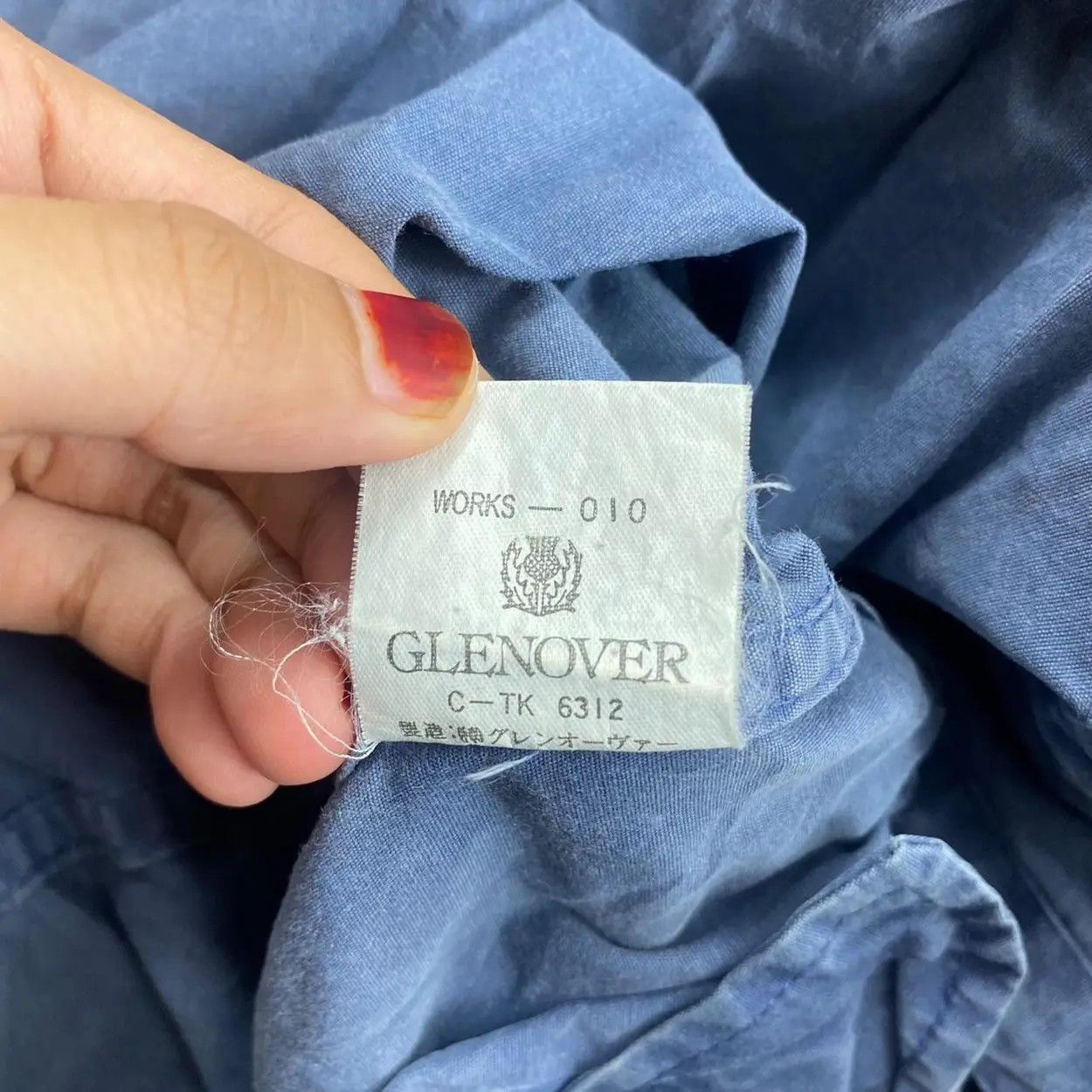 Vintage Vintage GLENOVER LONDON M65 Hoodie Indigo Worker Jacket Size US L / EU 52-54 / 3 - 7 Thumbnail