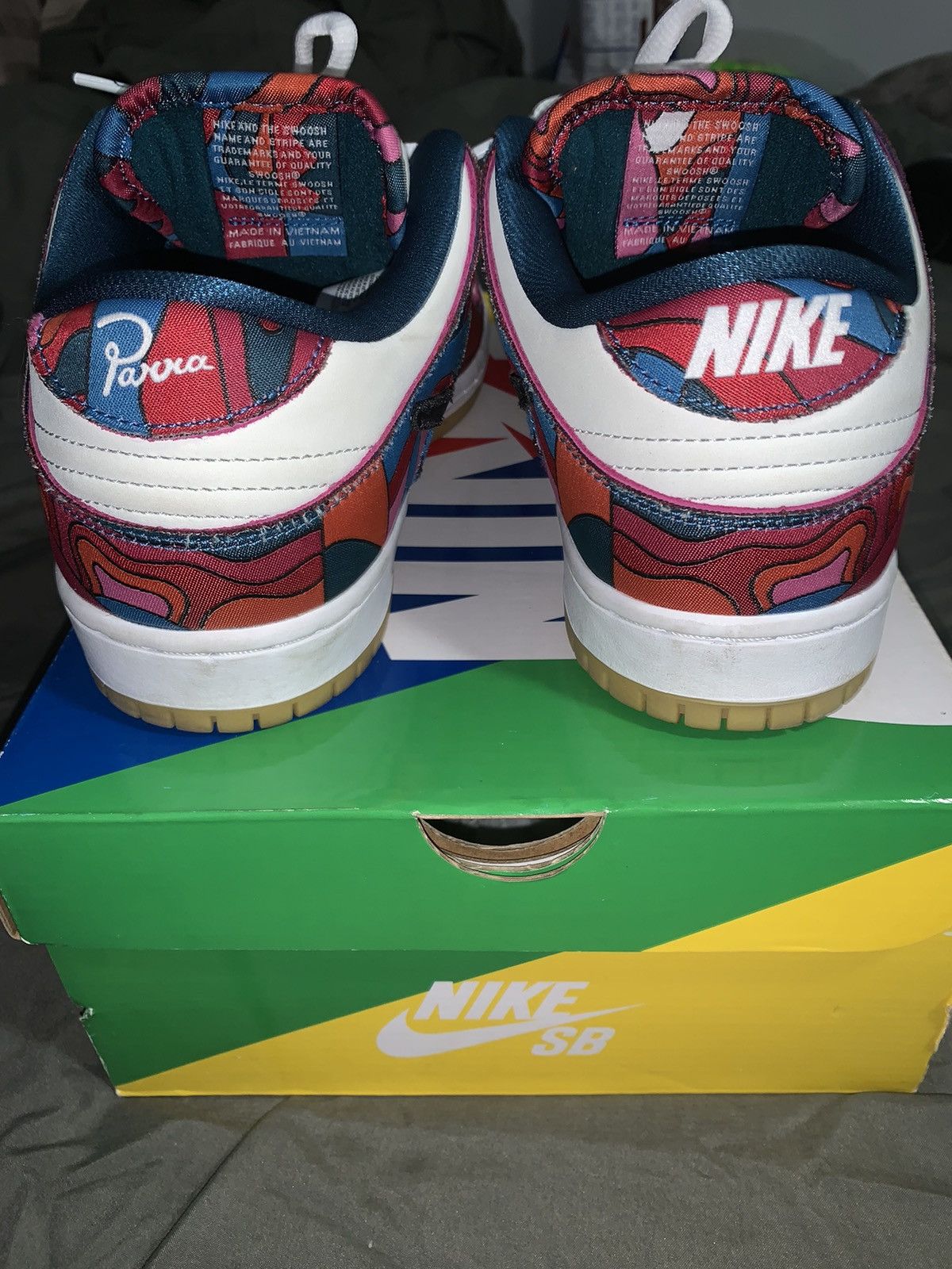 Nike × Parra Parra Nike SB Dunk Low Abstract Art (Size 10) Size US 10 / EU 43 - 4 Thumbnail