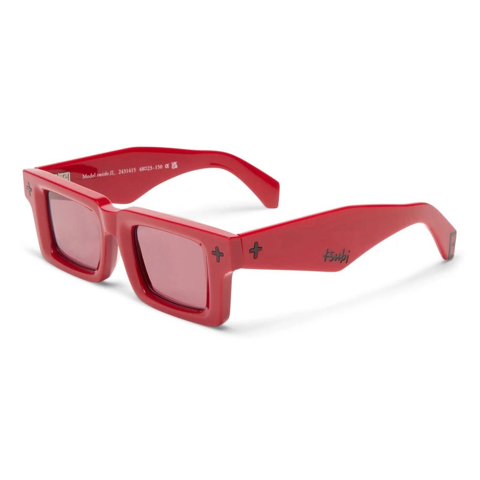 Ksubi New ksubi sunglasses mens womens smiths II red black Size ONE SIZE - 1 Thumbnail