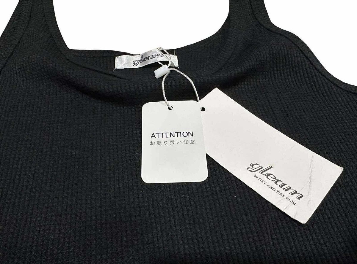 Japanese Brand 🔥Japanese Y2K Gleam Waffle Knit Tank Top LGB Ifsixwasnine Size US S / EU 44-46 / 1 - 4 Thumbnail