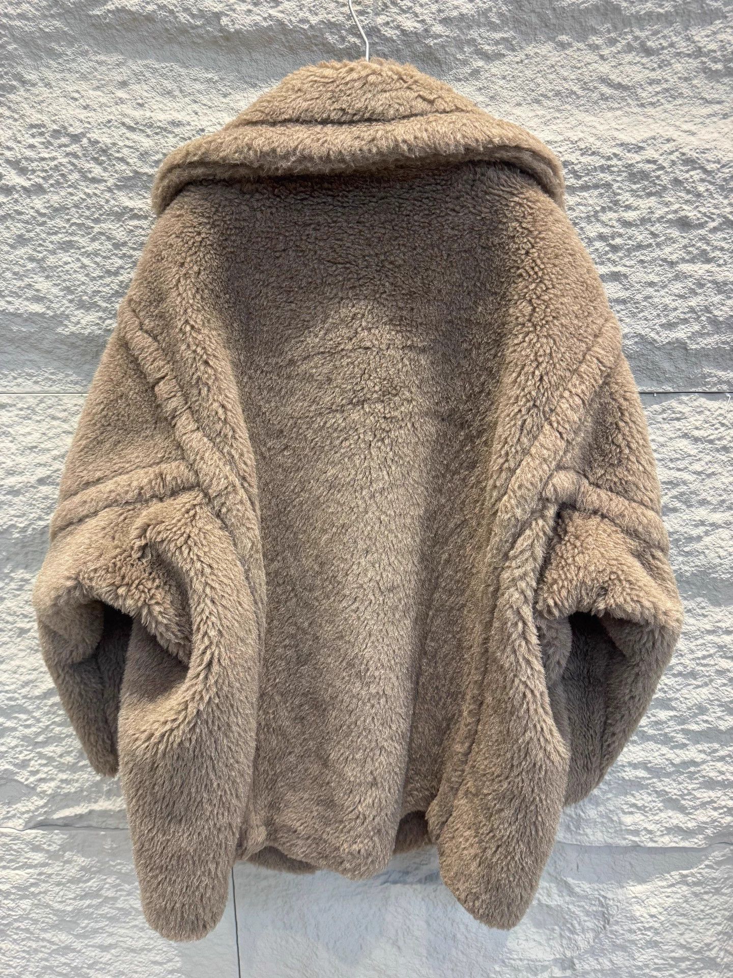 Max Mara MaxMara 24 SS Brown Teddy Short Espero Coat Size M / US 6-8 / IT 42-44 - 4 Thumbnail