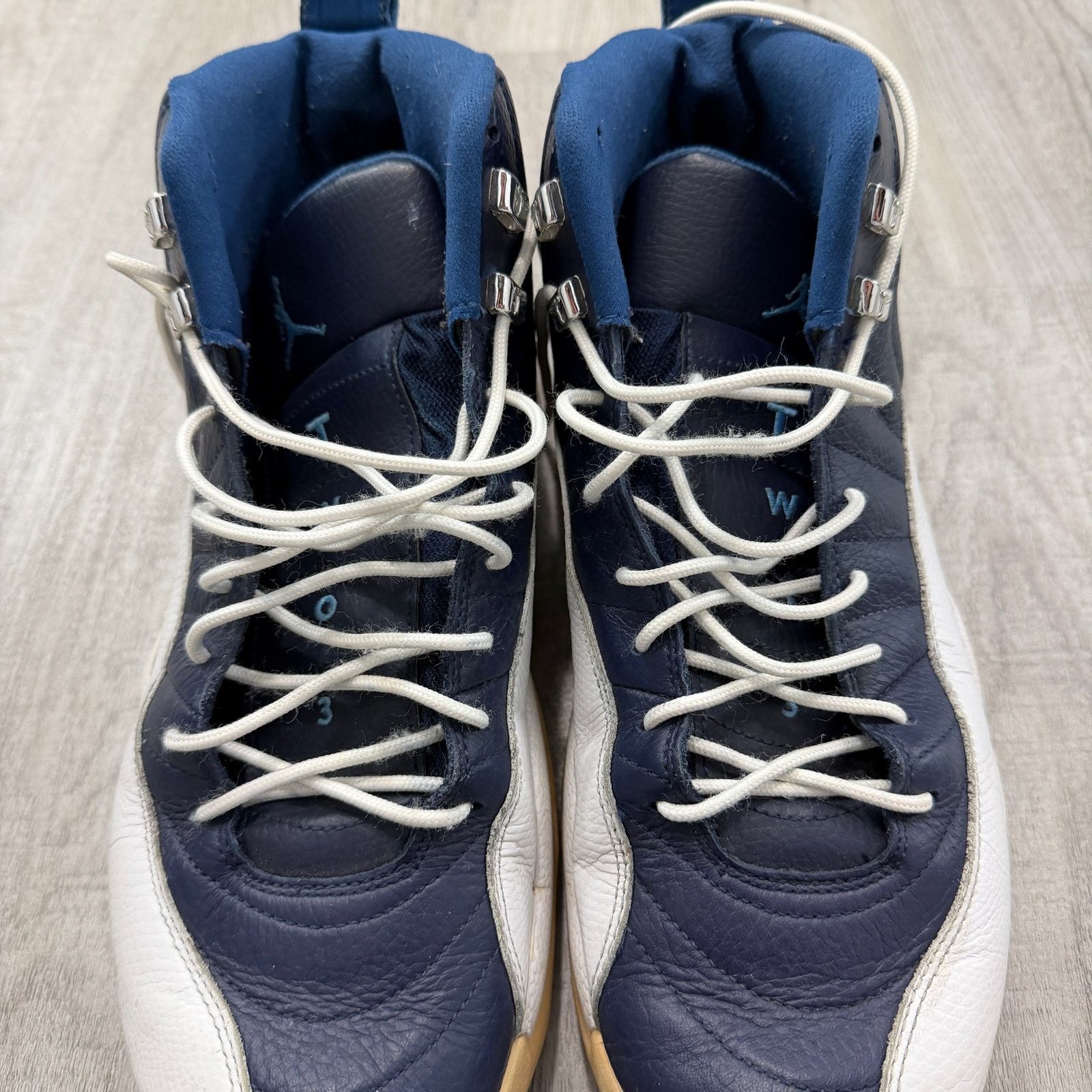 Jordan Brand Nike Air Jordan 12 Retro Obsidian 2012 Men's 13 University Size US 13 / EU 46 - 5 Thumbnail