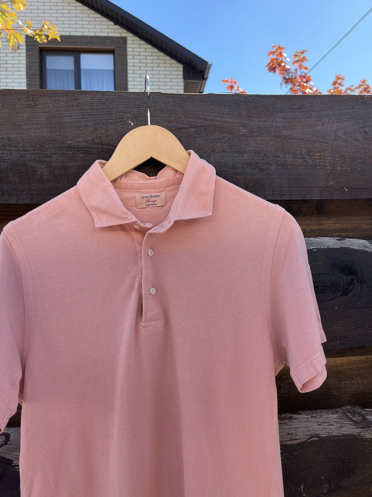 Gran Sasso Gran Sasso peach polo shirt Size US M / EU 48-50 / 2 - 5 Thumbnail