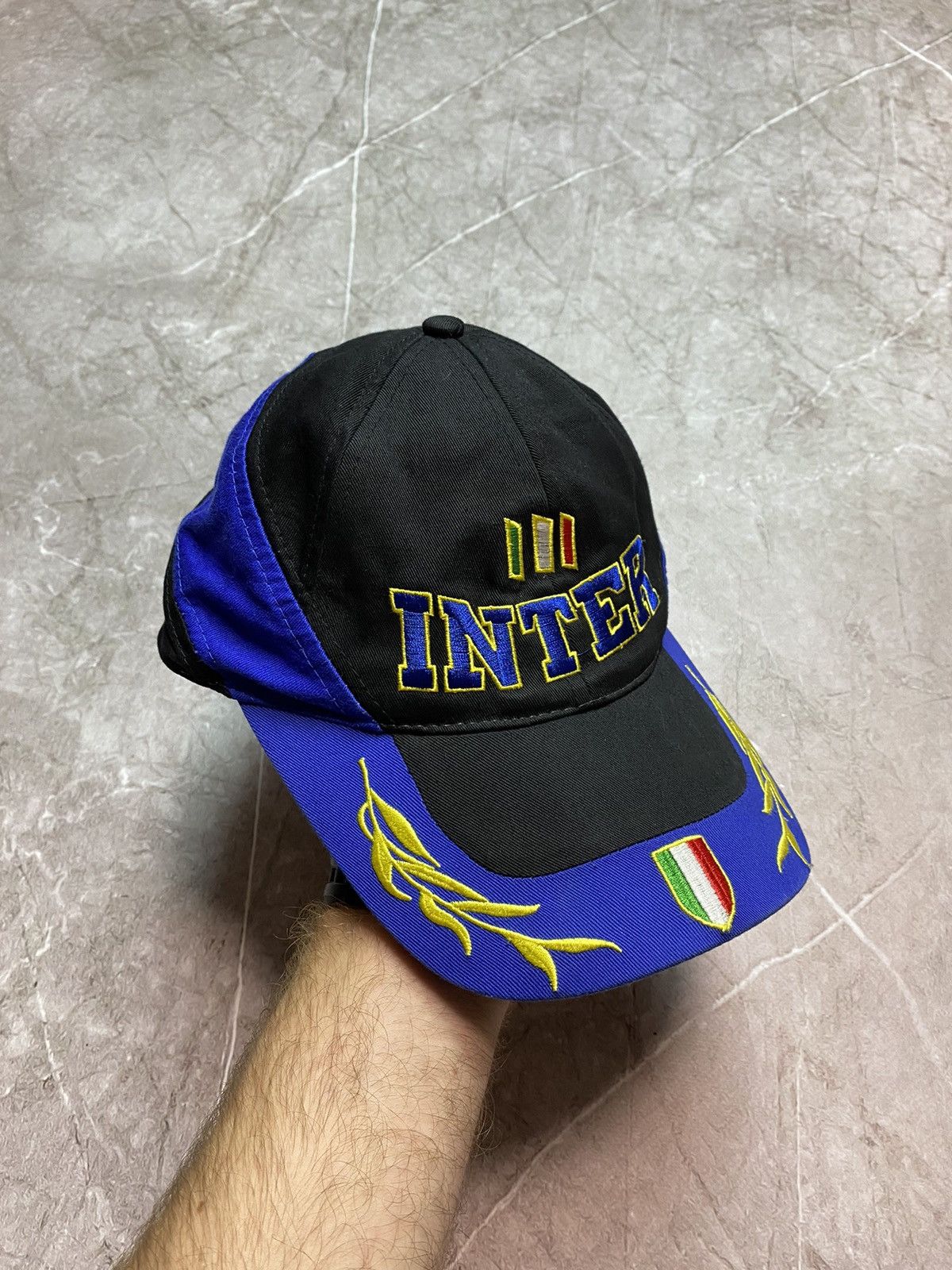 Vintage Vintage Inter Milan Cap Hat PSG Newcastle Manchester Size ONE SIZE - 2 Thumbnail