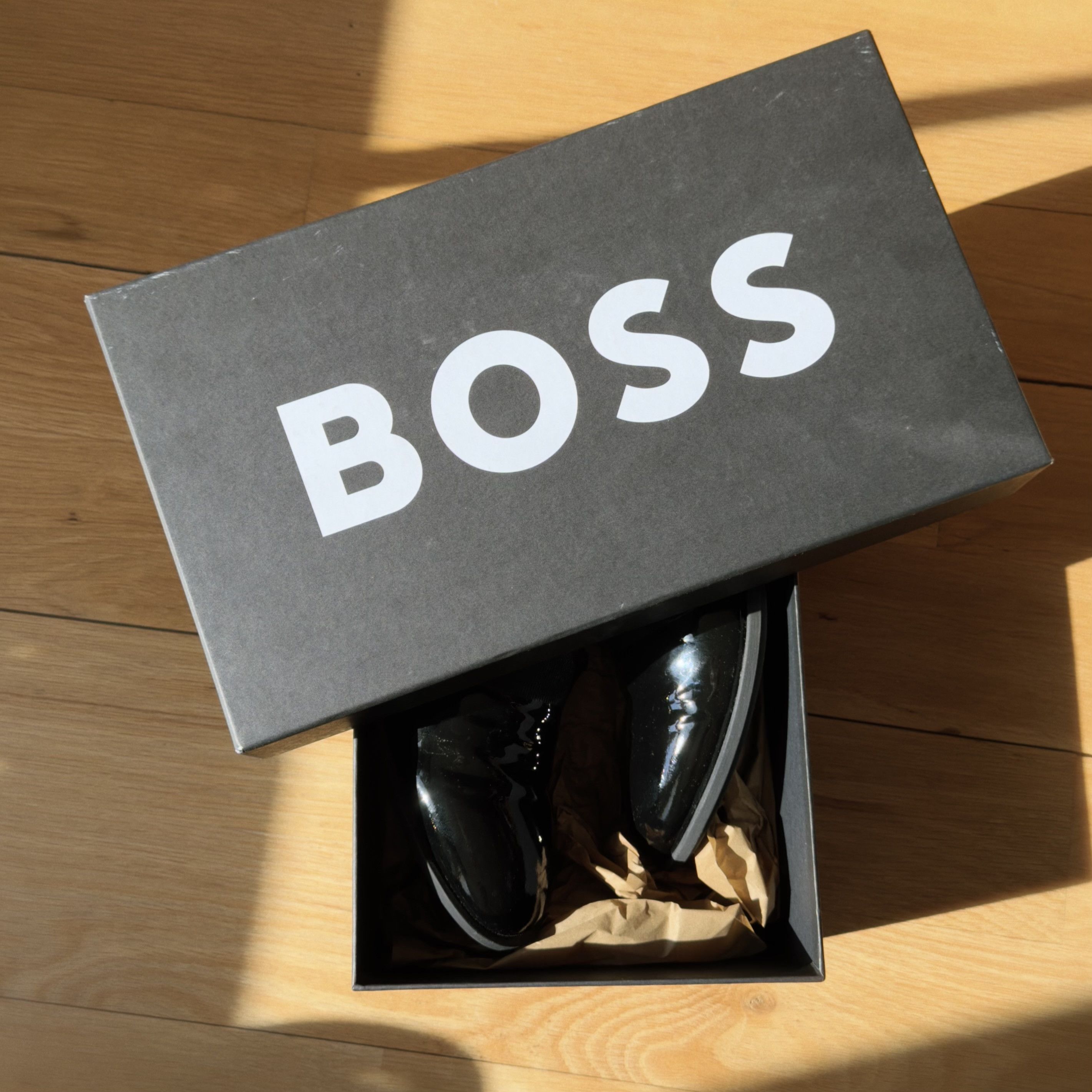 Hugo Boss Eastside Patent Leather Loafers Size US 8 / EU 41 - 5 Thumbnail