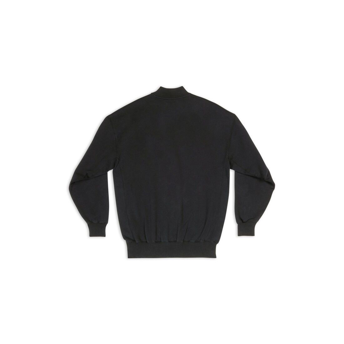 Balenciaga o1srvl11e1124 BB Corp Sweatshirt in Black Size US M / EU 48-50 / 2 - 2 Thumbnail