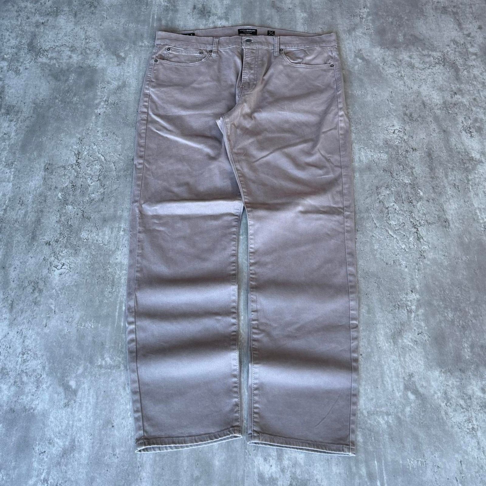 Japanese Brand × Lucky Brand Vintage Y2K Wolf Grey Lucky Brand Essential Casual Pants Size US 38 / EU 54 - 2 Thumbnail