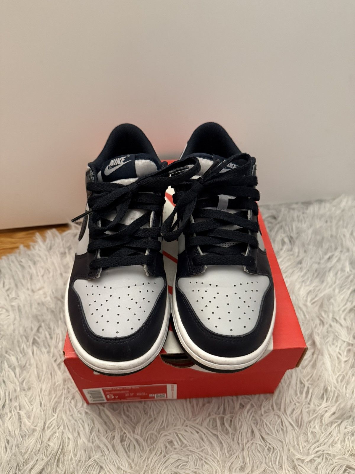 Nike Nike Dunk Low GS Georgetown Size US 6 / EU 39 - 3 Thumbnail