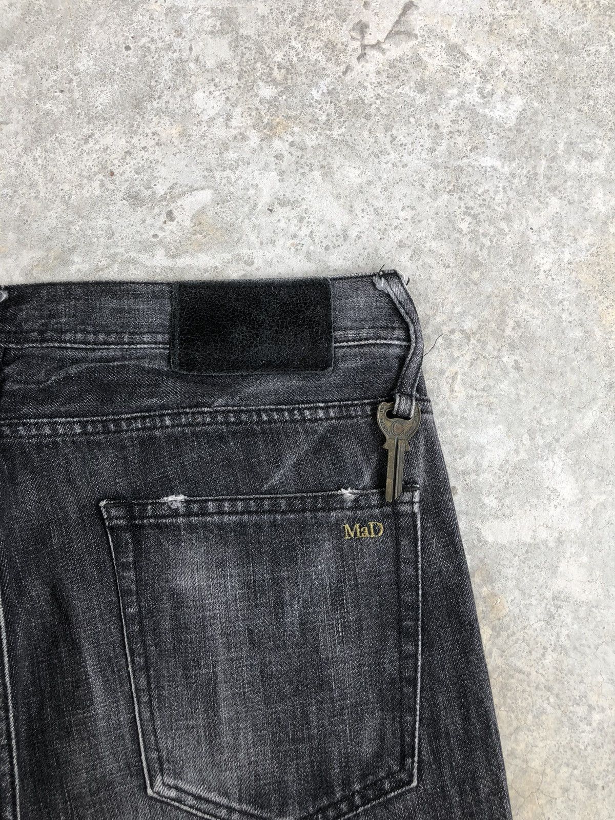 Japanese Brand Japanese Mad Flared Jeans Distressed Jeans Size US 33 - 13 Thumbnail