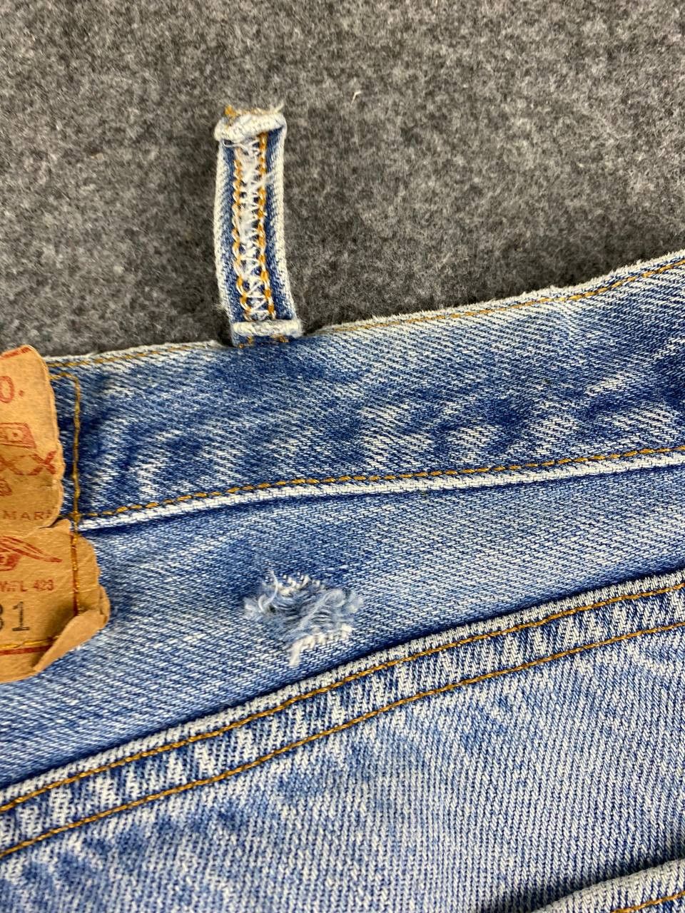 Levi's vintage 80s levis 501 distressed denim Size US 39 - 6 Thumbnail