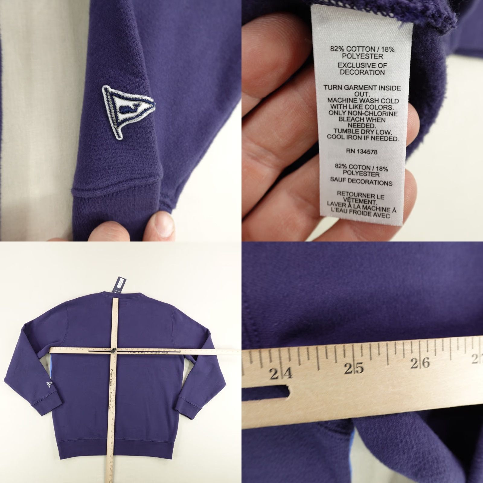 Vineyard Vines Vineyard Vines Sweater Mens Large Nautical Navy Colorblock Fleece Crewneck NEW Size US L / EU 52-54 / 3 - 8 Thumbnail