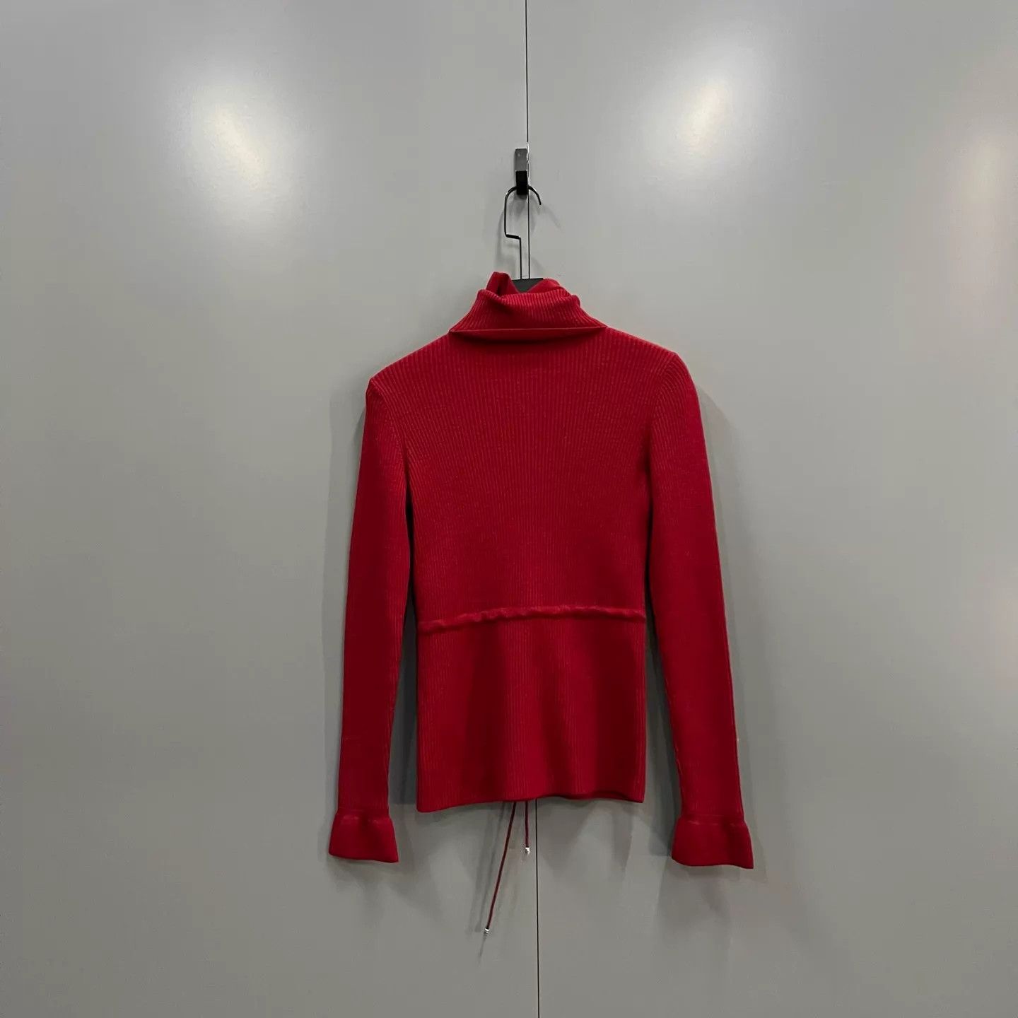 Chanel CHANEL red turtleneck knit sweater 95 New 2 4 Size M / US 6-8 / IT 42-44 - 2 Thumbnail