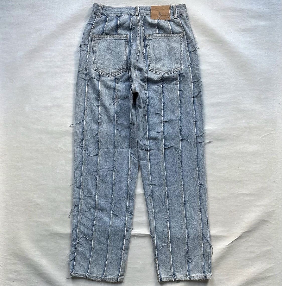 Designer × Matin Kim Matin Kim Cutting Loose Denim Pants Light Blue Size 30" / US 8 / IT 44 - 2 Thumbnail