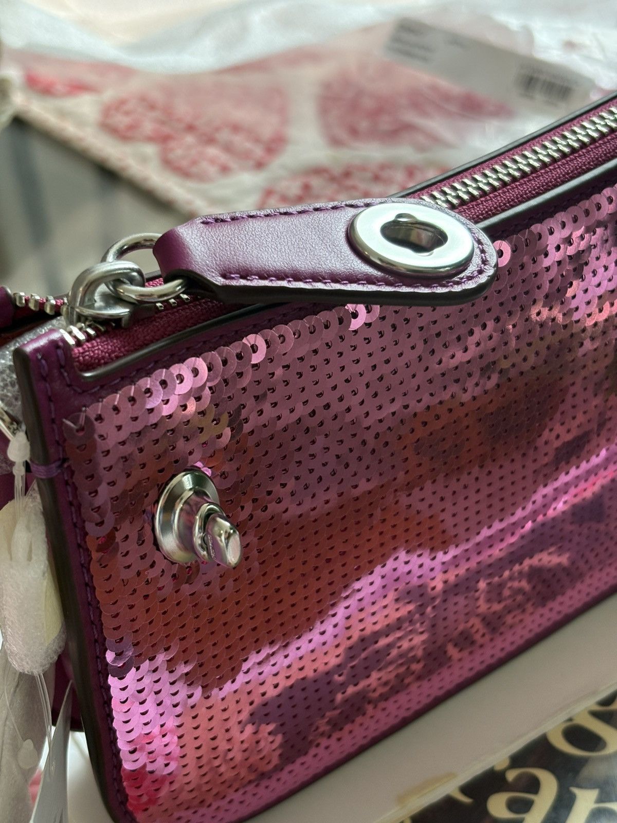 Coach Coach sequin shoulder bag Size ONE SIZE - 9 Thumbnail