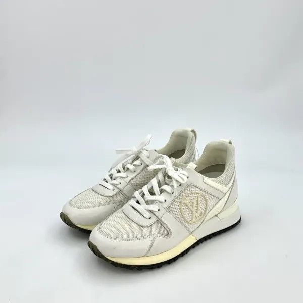 Louis Vuitton Louis Vuitton White Logo Athletic Sneakers -2508 Size US 5.5 / EU 38 - 1 Thumbnail