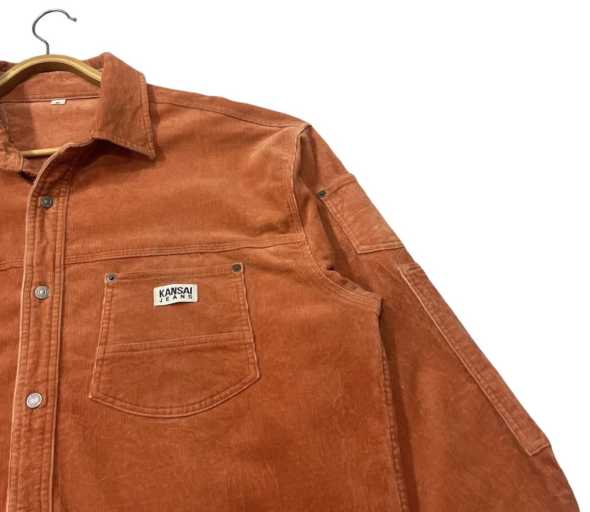 Kansai Yamamoto Vintage Kansai Jeans Two Pockets Buttons Up Jacket Size US XL / EU 56 / 4 - 2 Thumbnail