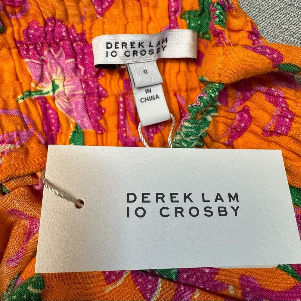 Derek Lam 10 Crosby NWT New $550 DEREK LAM 10 CROSBY Cecelia Tiered Linen Blend Size XS / US 0-2 / IT 36-38 - 6 Thumbnail