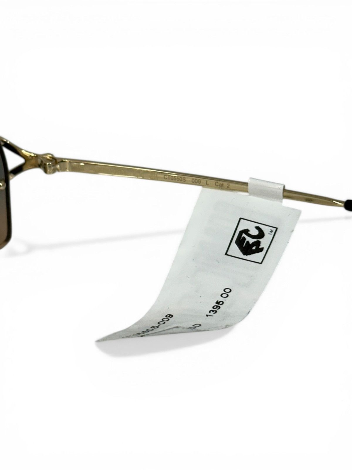 Cartier Cartier Rectangle Ombre Rimless Sunglasses CT0550S Size ONE SIZE - 3 Thumbnail