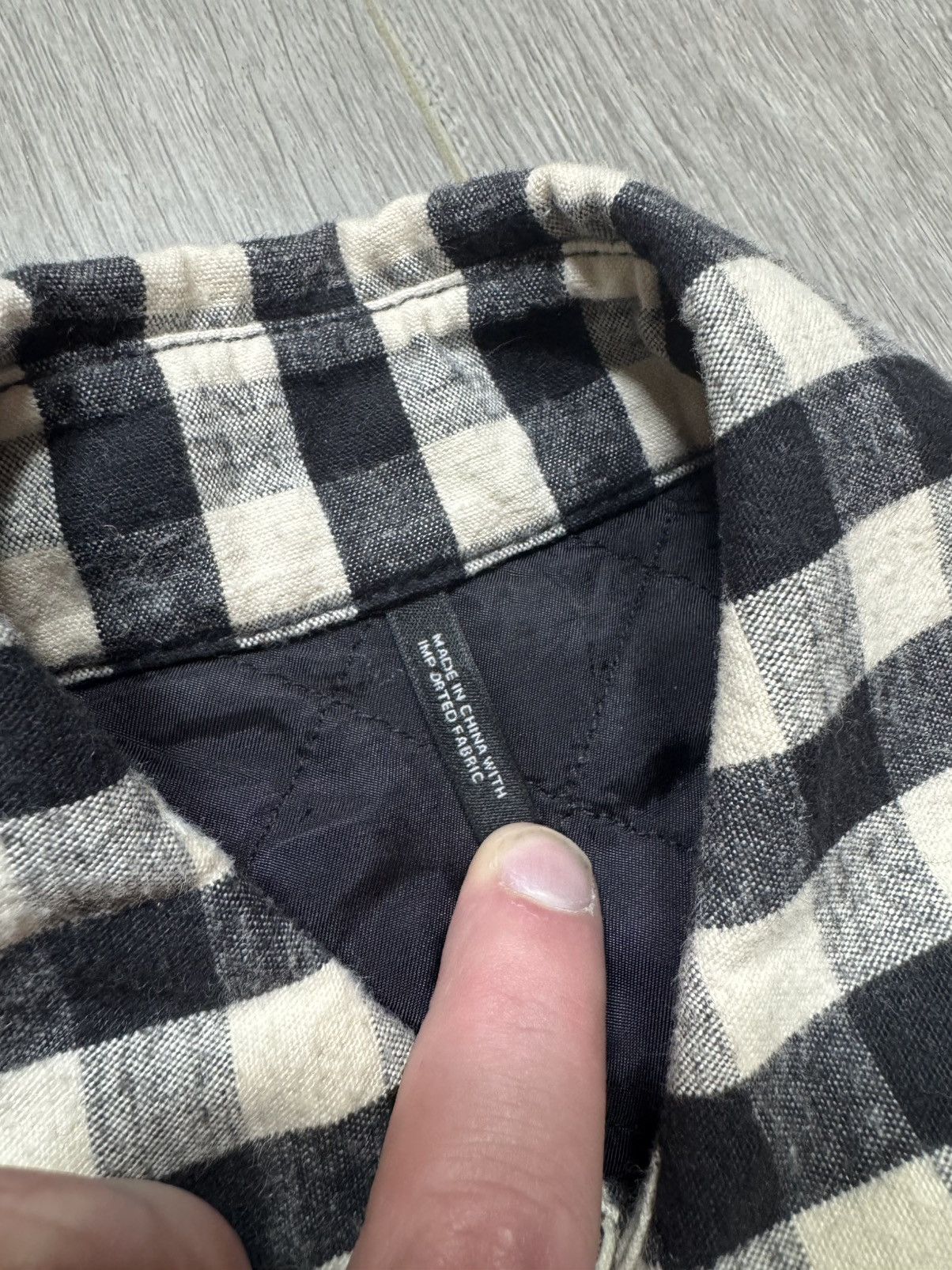 Helmut Lang HELMUT LANG Oversized Gingham Check Flannel Shirt Shacket Size US M / EU 48-50 / 2 - 4 Thumbnail