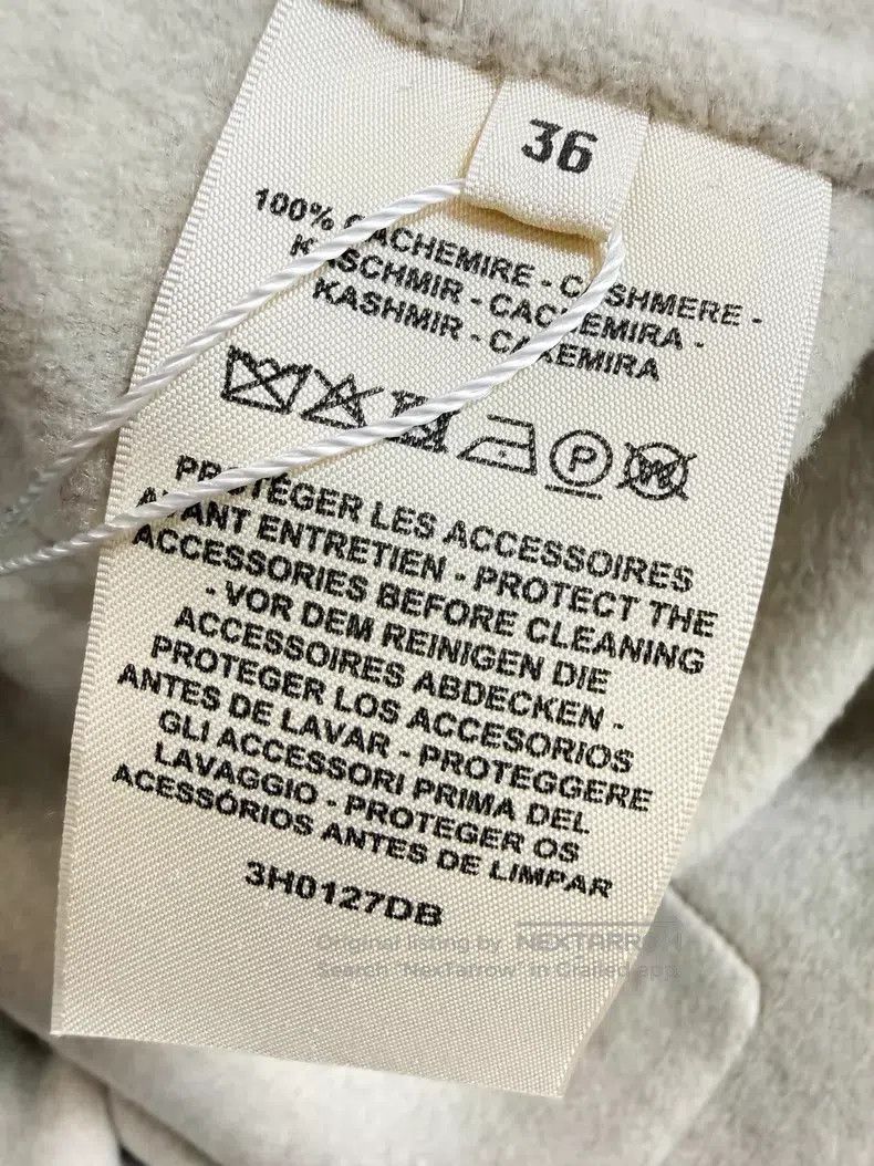Hermes Hermes Oatmeal Long Sleeve Long Cashmere Coat Size XS / US 0-2 / IT 36-38 - 6 Thumbnail