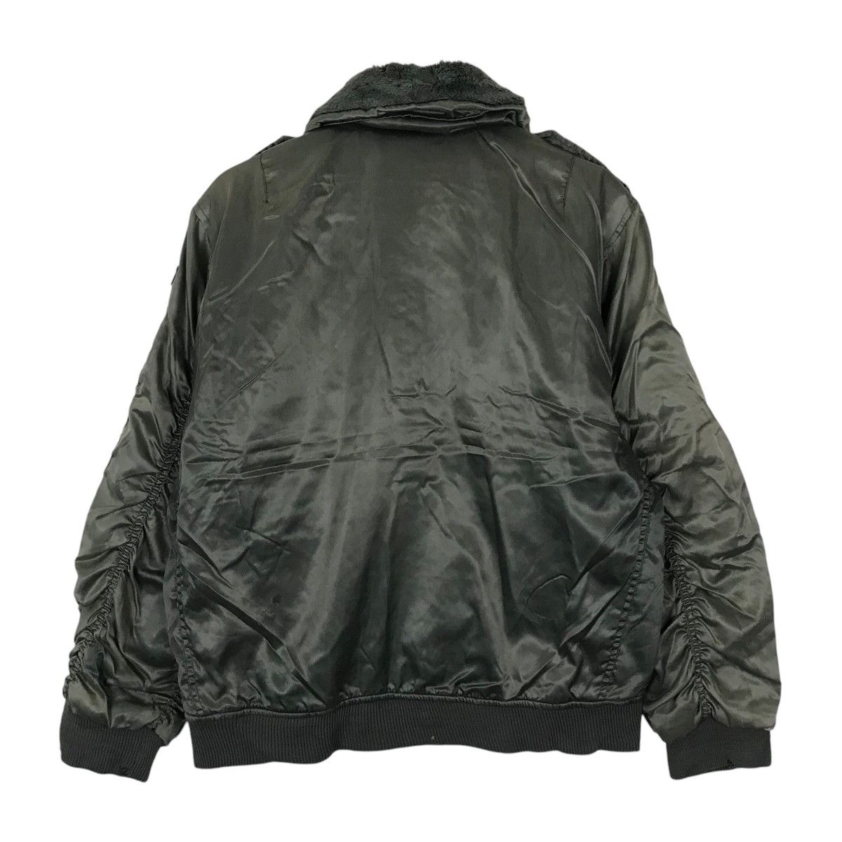 Vintage Vintage Migrant Full Zipper Flight Bomber Jacket Size US L / EU 52-54 / 3 - 4 Thumbnail