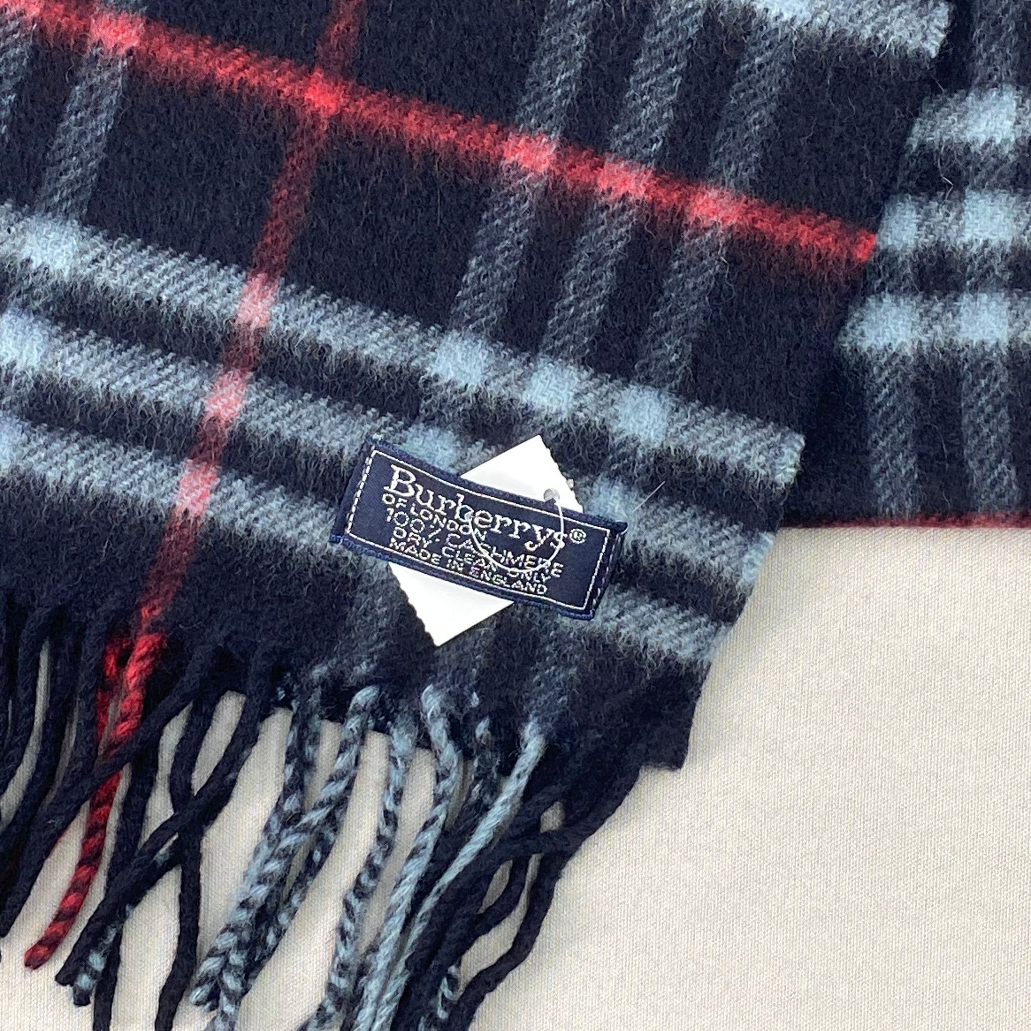 Burberry Vintage Burberry Scarf Muffler Cashmere Nova Check Scarves Size ONE SIZE - 4 Thumbnail