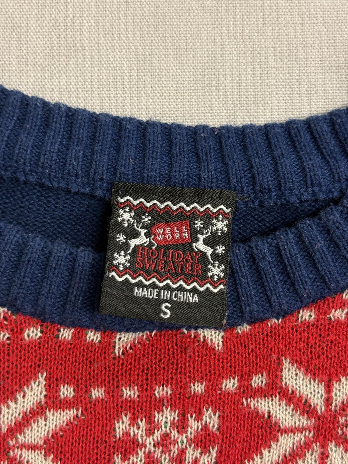 Other Ugly Christmas Sweater - Snow Reindeers with Scarfs - S Size US S / EU 44-46 / 1 - 2 Thumbnail
