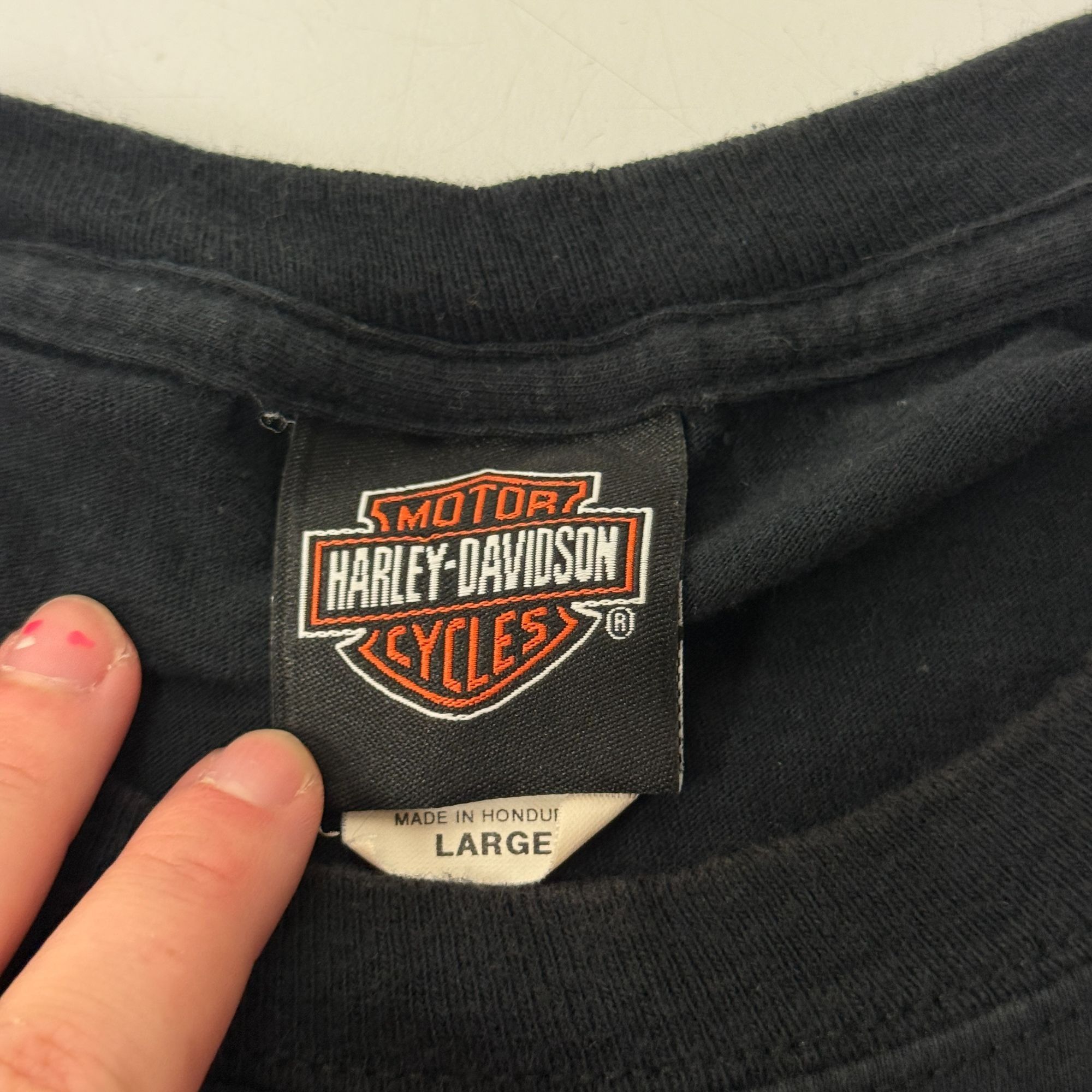 Harley Davidson H-D Asheville NC Mountain TUNNEL Route PINUP POLICE COP K9 Size US L / EU 52-54 / 3 - 6 Thumbnail