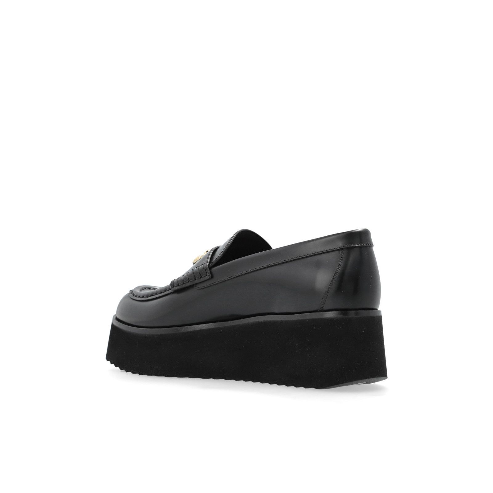 Gucci GUCCI Interlocking G Black Leather Platform Loafers New & Au Size US 10 / IT 40 - 3 Thumbnail