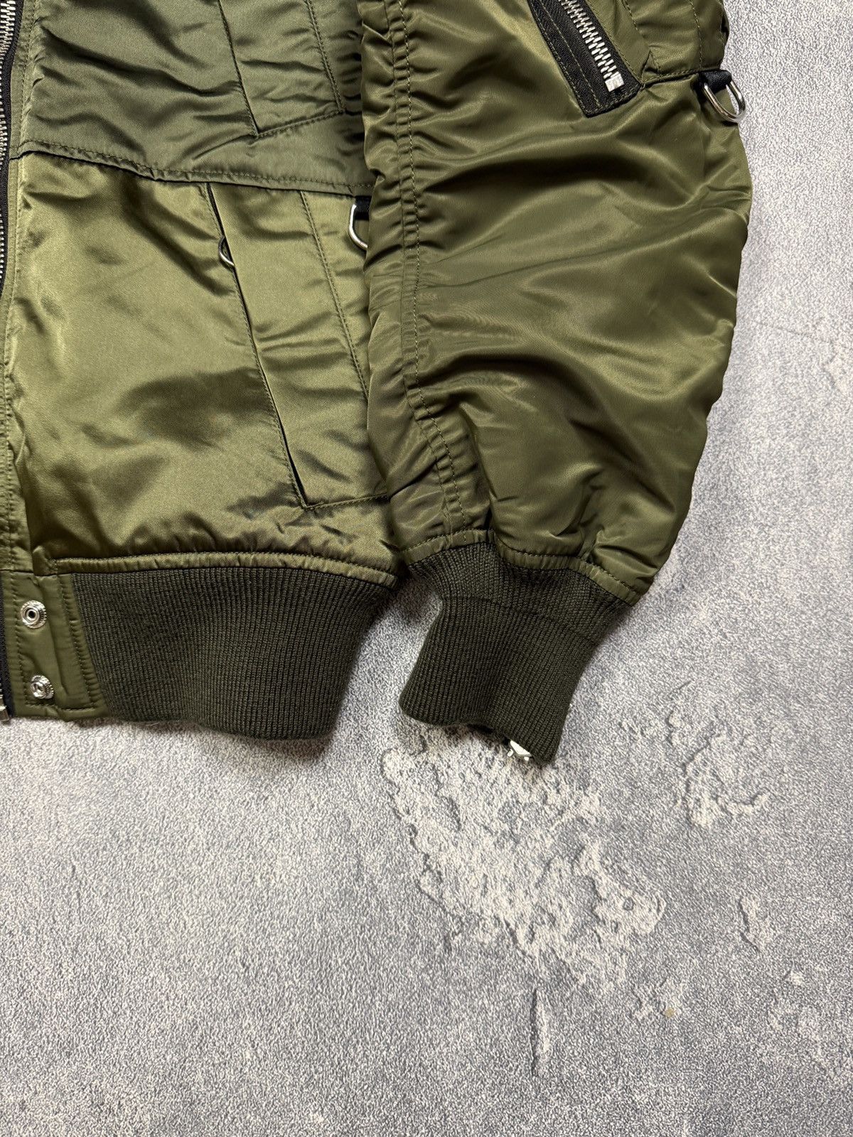Diesel y2k Diesel Reversible Nylon Bomber Aviation Jacket Size US S / EU 44-46 / 1 - 5 Thumbnail