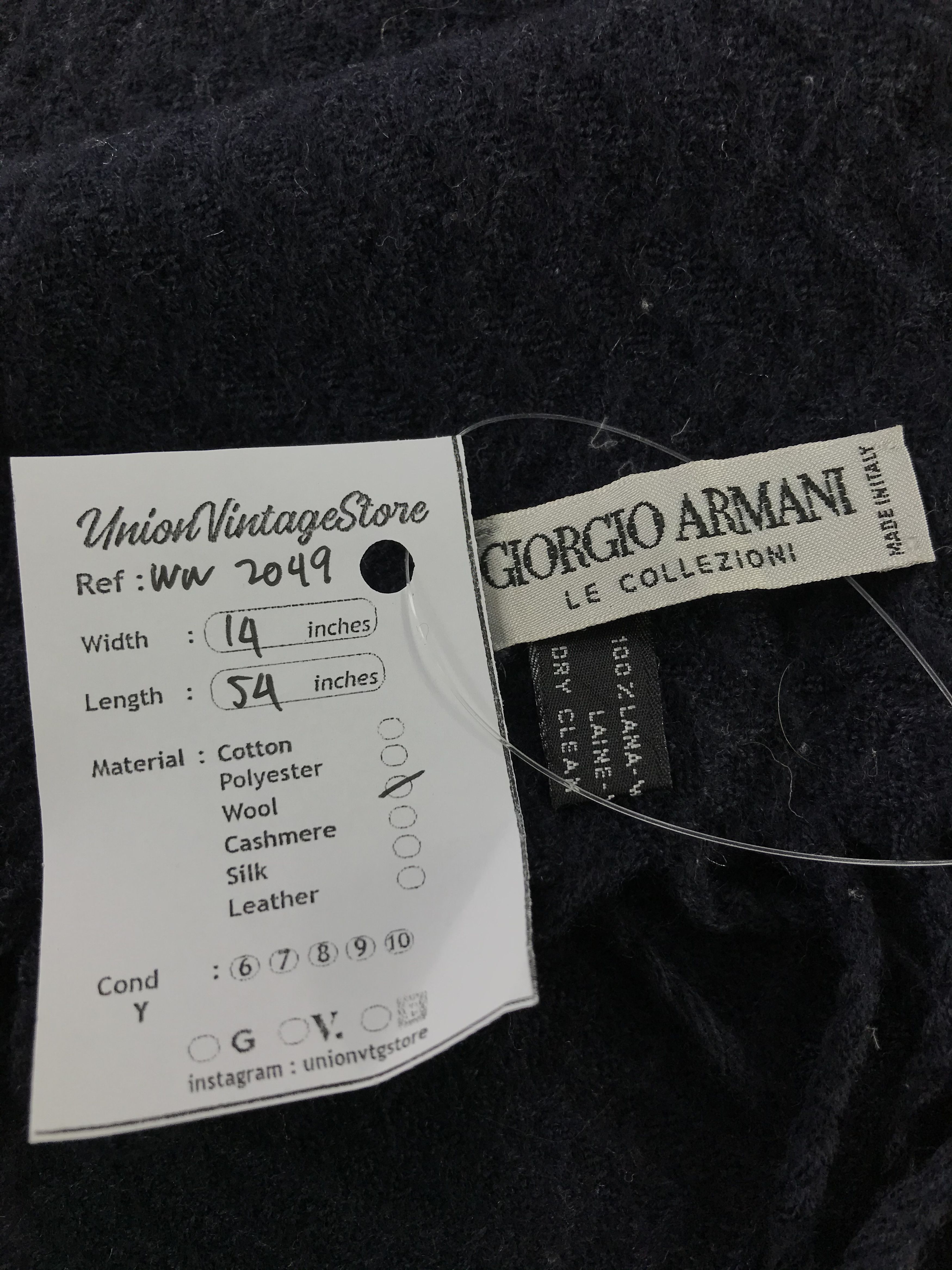 Giorgio Armani Giorgio Armani Scarf / Muffler / Neckwear - WW2049 Size ONE SIZE - 4 Thumbnail
