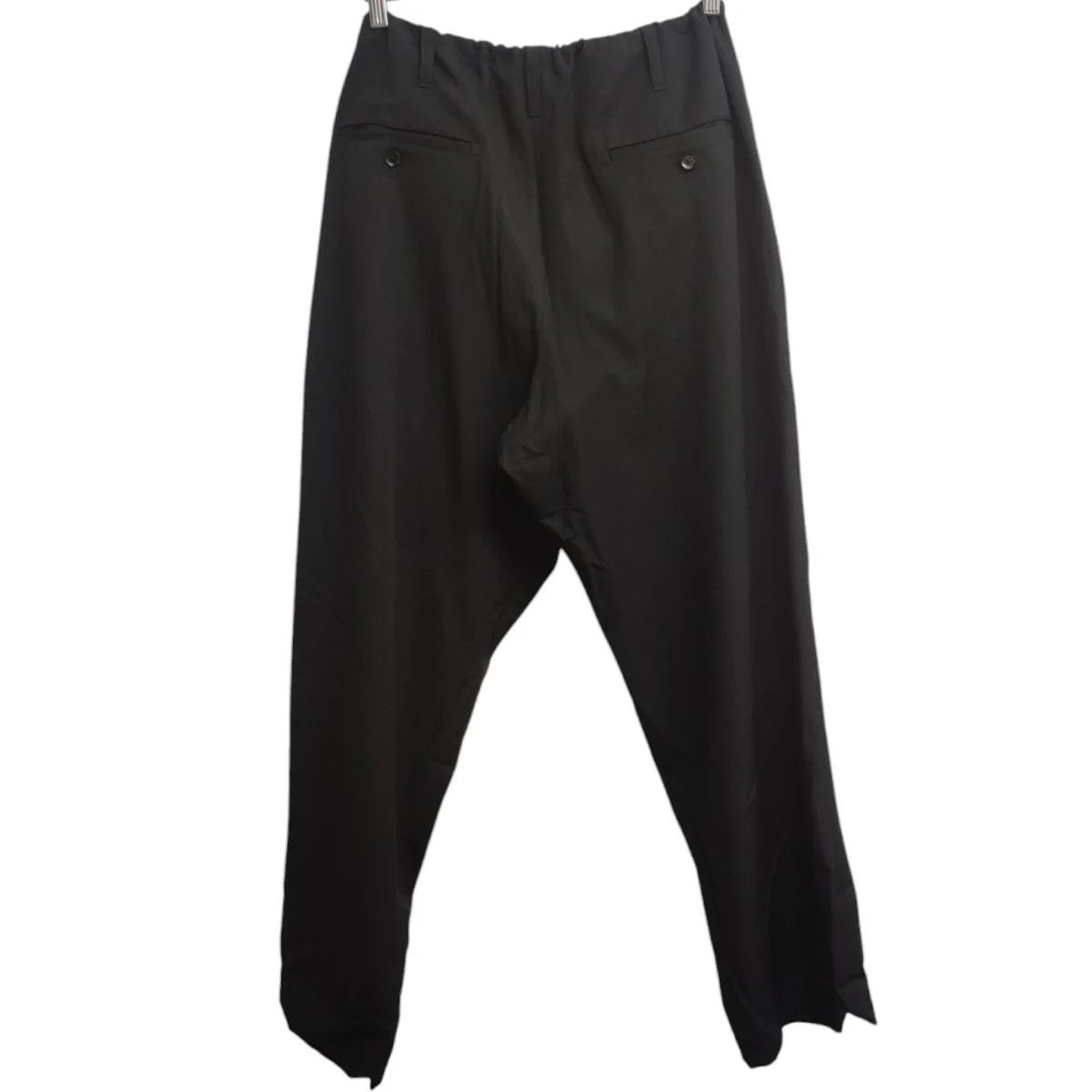 Yohji Yamamoto Yohji Yamamoto pour homme 2022SS Wool Gabber Wide Pants Size US 39 - 3 Thumbnail